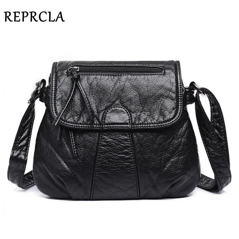 REPRCLA Brand Designer Women Messenger Bags Crossbody Soft PU Leather Shoulder Bag High Quality Fashion Women Bags Handbags Fashion Nova Bags
