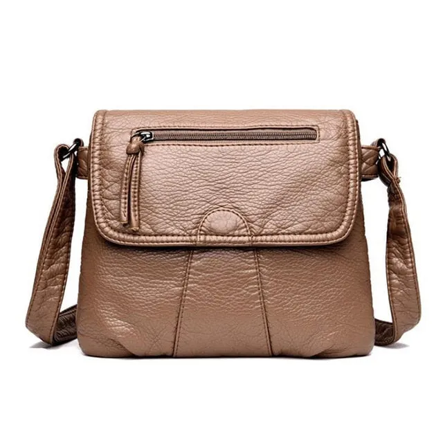REPRCLA Brand Designer Women Messenger Bags Crossbody Soft PU Leather Shoulder Bag High Quality Fashion Women Bags Handbags Fashion Nova Bags