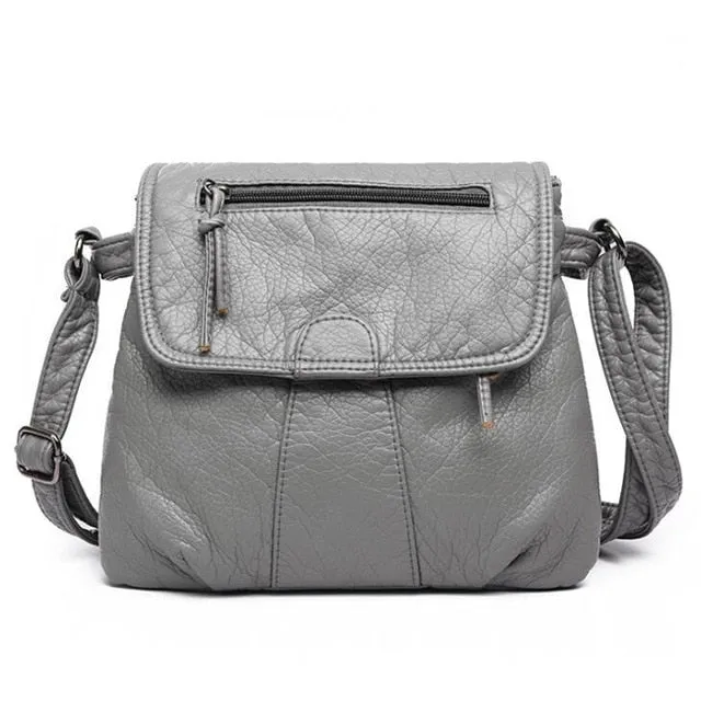 REPRCLA Brand Designer Women Messenger Bags Crossbody Soft PU Leather Shoulder Bag High Quality Fashion Women Bags Handbags Fashion Nova Bags