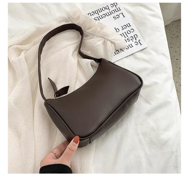 Retro Totes Bags For Women 2020 Trendy Vintage Handbag Female Small Subaxillary Bags Casual Retro Mini Shoulder Bag Fashion Nova Bags
