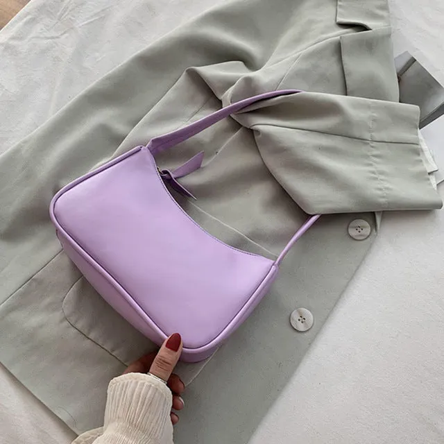 Retro Totes Bags For Women 2020 Trendy Vintage Handbag Female Small Subaxillary Bags Casual Retro Mini Shoulder Bag Fashion Nova Bags