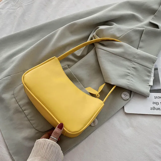Retro Totes Bags For Women 2020 Trendy Vintage Handbag Female Small Subaxillary Bags Casual Retro Mini Shoulder Bag Fashion Nova Bags