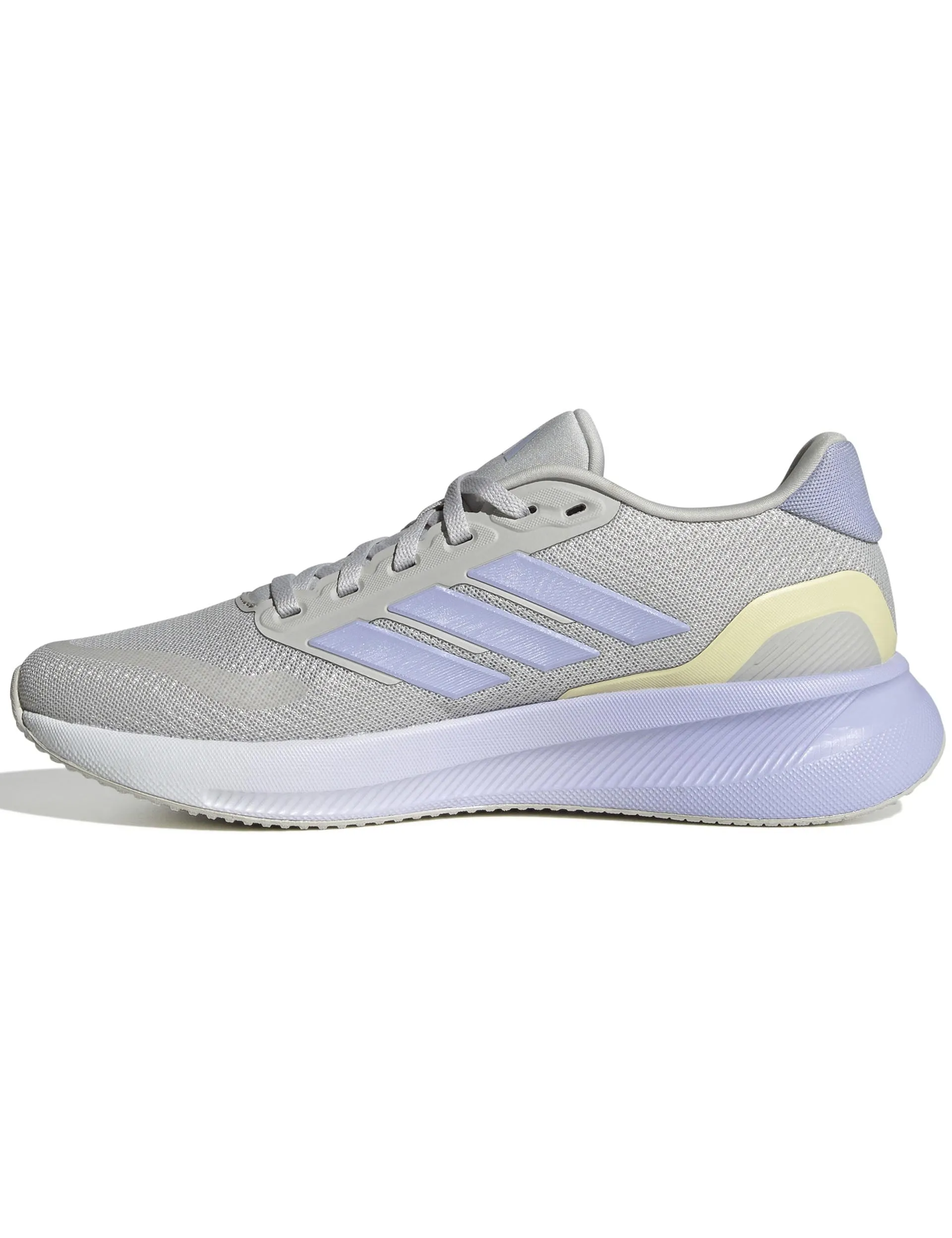 Runfalcon 5 Running Shoes - Grey One/Violet Tone/Core Black Adidas trendy casual shoe styles