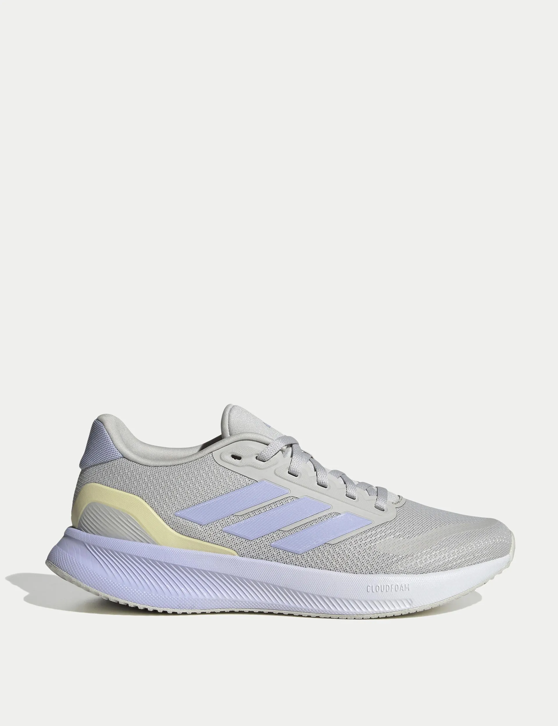 Runfalcon 5 Running Shoes - Grey One/Violet Tone/Core Black Adidas everyday sneakers with comfort cushioning