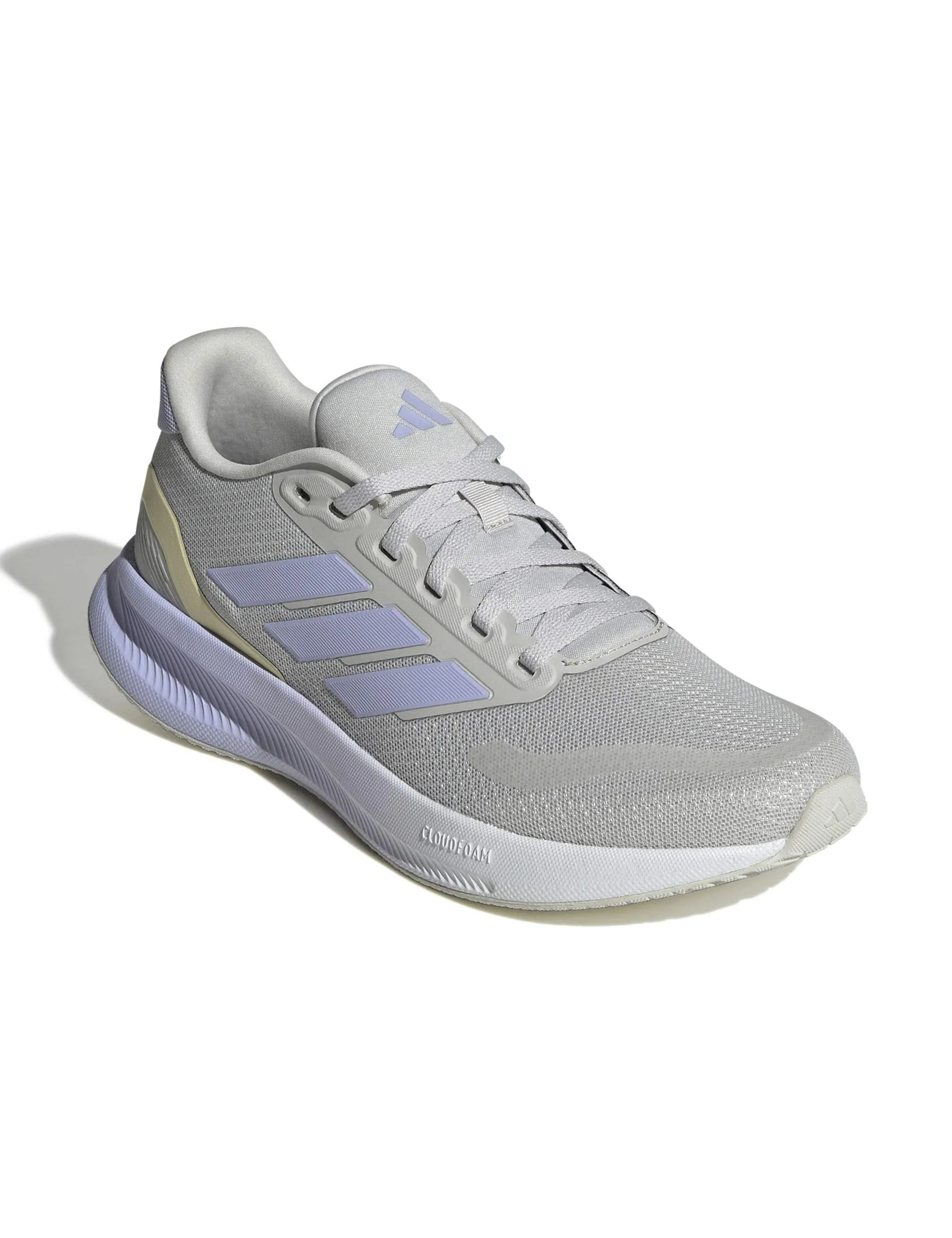 Runfalcon 5 Running Shoes - Grey One/Violet Tone/Core Black Adidas trendy casual shoe styles