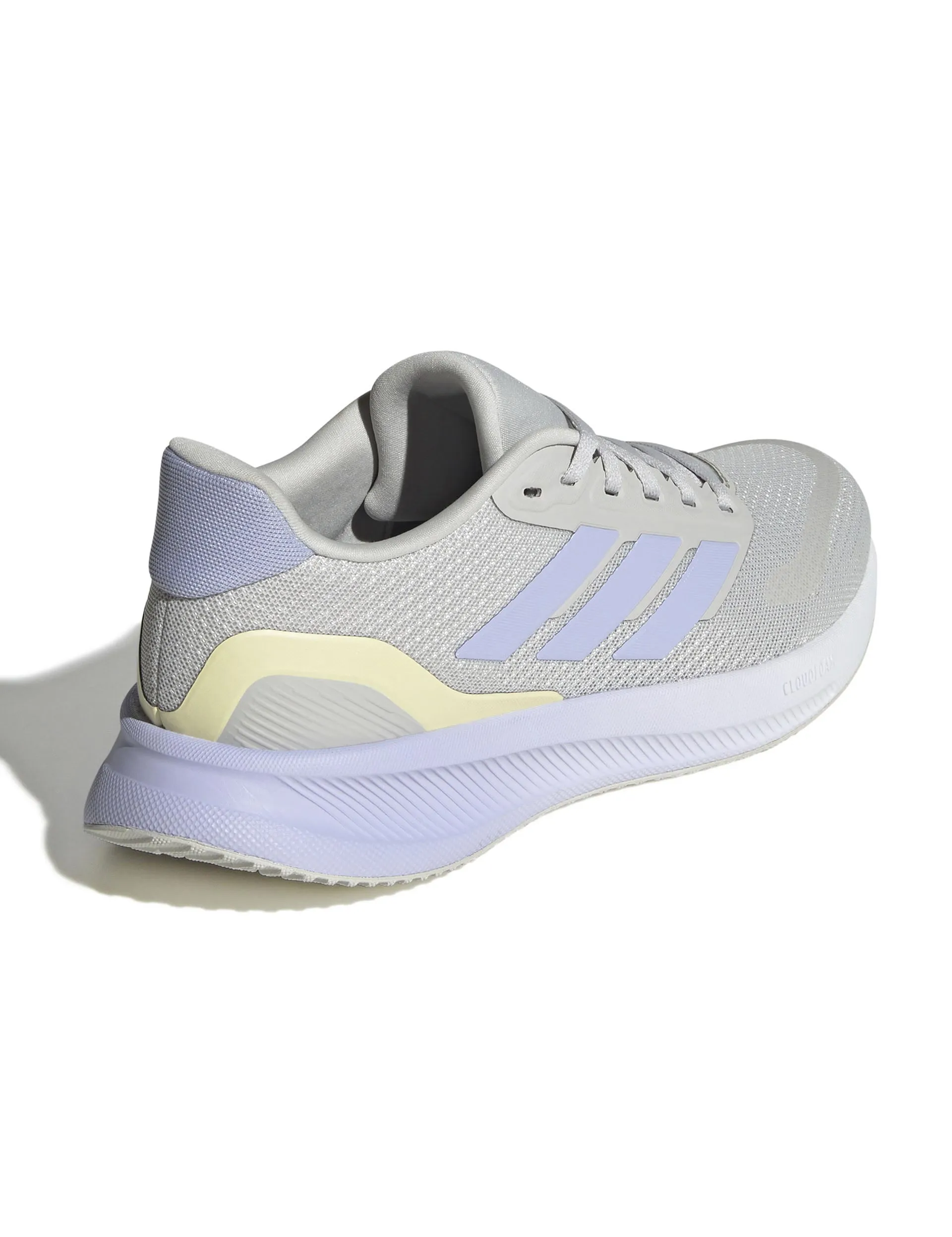 Runfalcon 5 Running Shoes - Grey One/Violet Tone/Core Black Adidas trendy casual shoe styles
