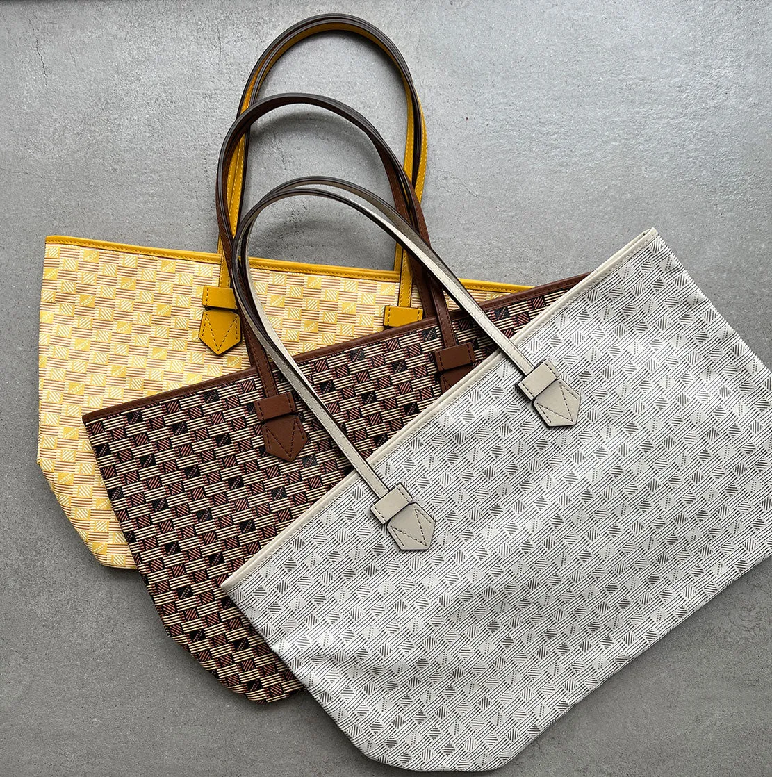 Saint Tropez Zip Tote GM, Champagne Moreau Bags