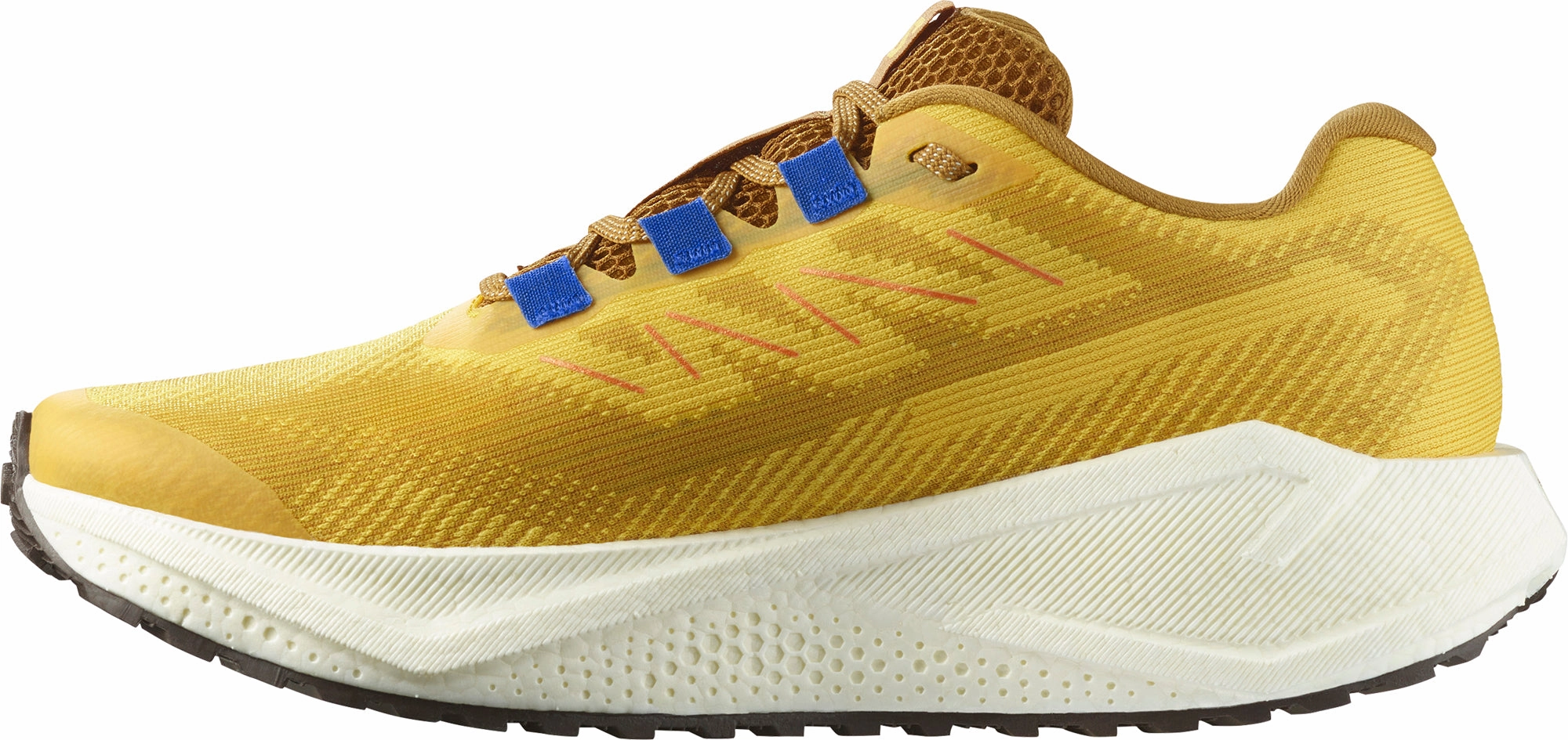 Salomon Aero Blaze 3 GRVL Mens Trail Running Shoes - Yellow Outdoor Trek Sneakers