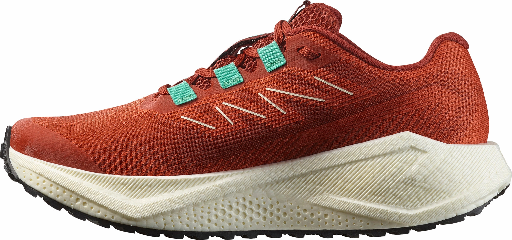Salomon Aero Blaze 3 GRVL Womens Trail Running Shoes - Orange Outdoor Trek Sneakers