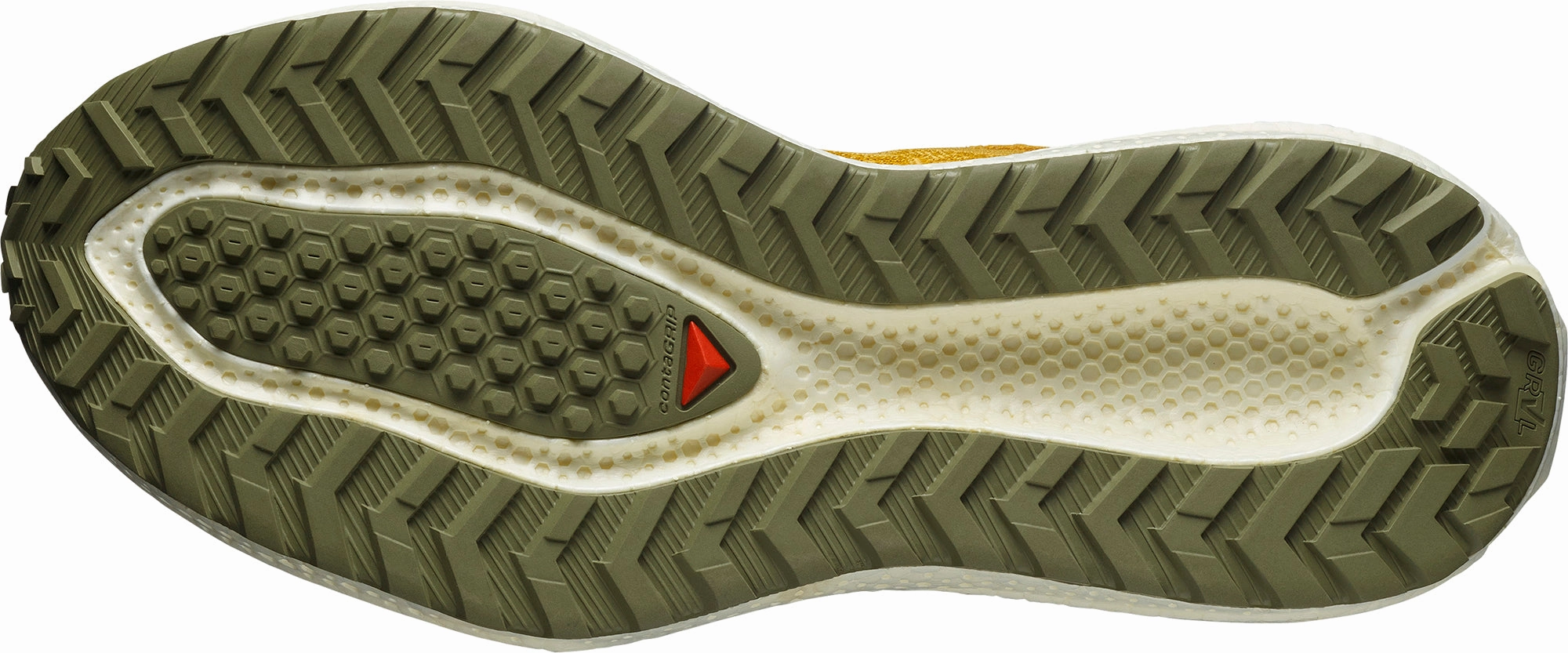 Salomon Aero Glide 3 GRVL Mens Trail Running Shoes - Yellow Outdoor Trek Sneakers