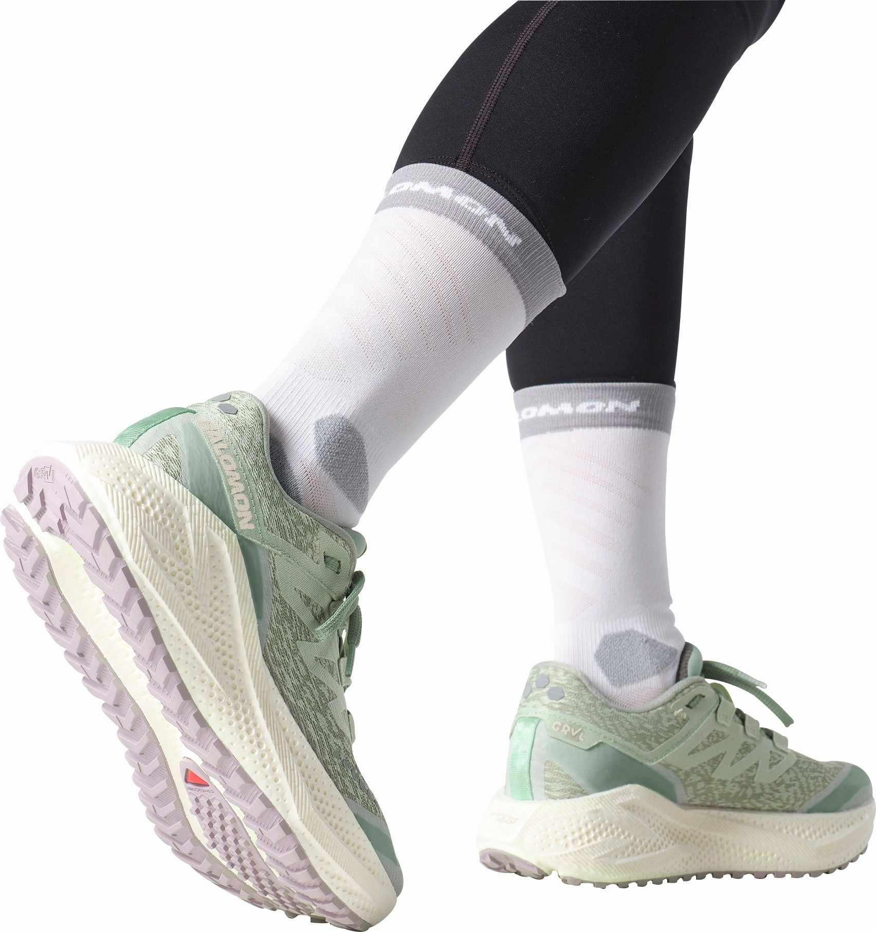 Salomon Aero Glide 3 GRVL Womens Trail Running Shoes - Green Outdoor Trek Sneakers
