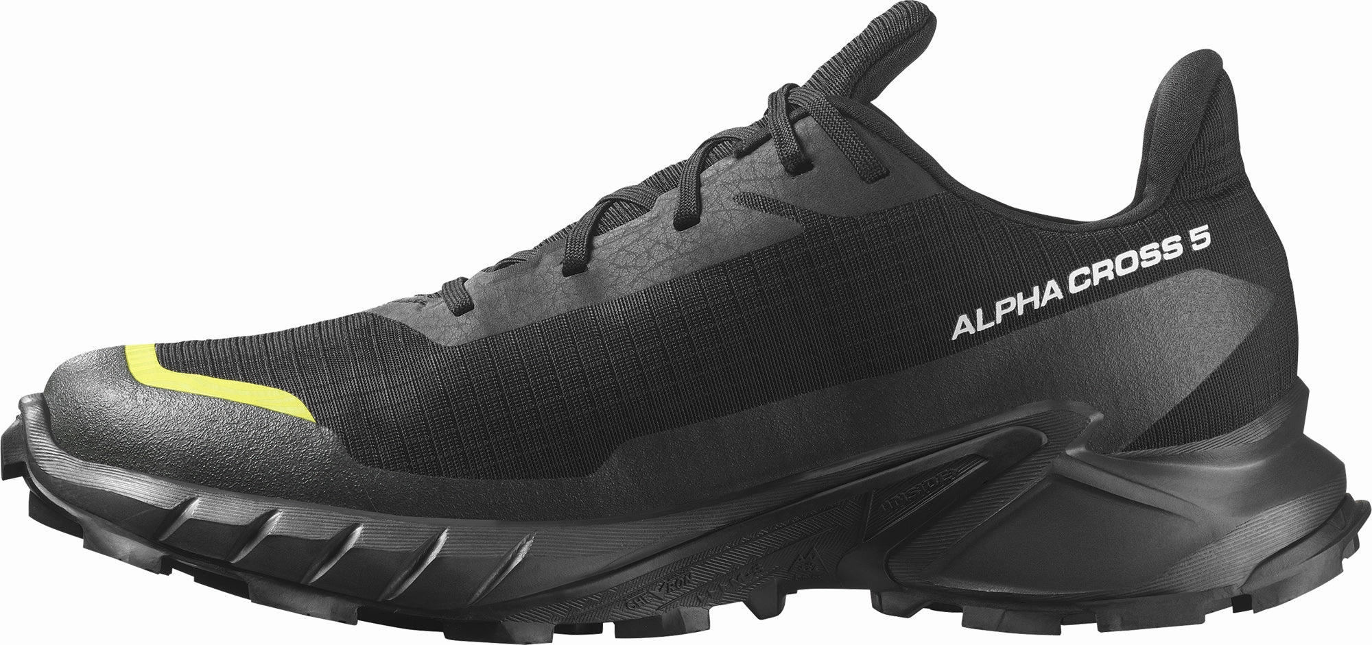 Salomon Alphacross 5 GORE-TEX Mens Trail Running Shoes - Black Advanced Grip Runners