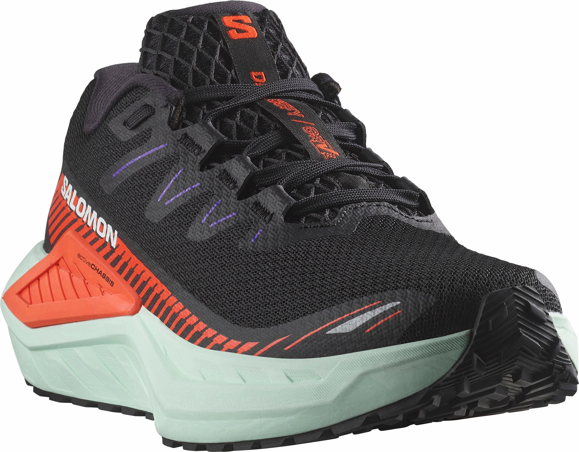 Salomon DRX DEFY GRVL Womens Trail Running Shoes - Black Outdoor Trek Sneakers