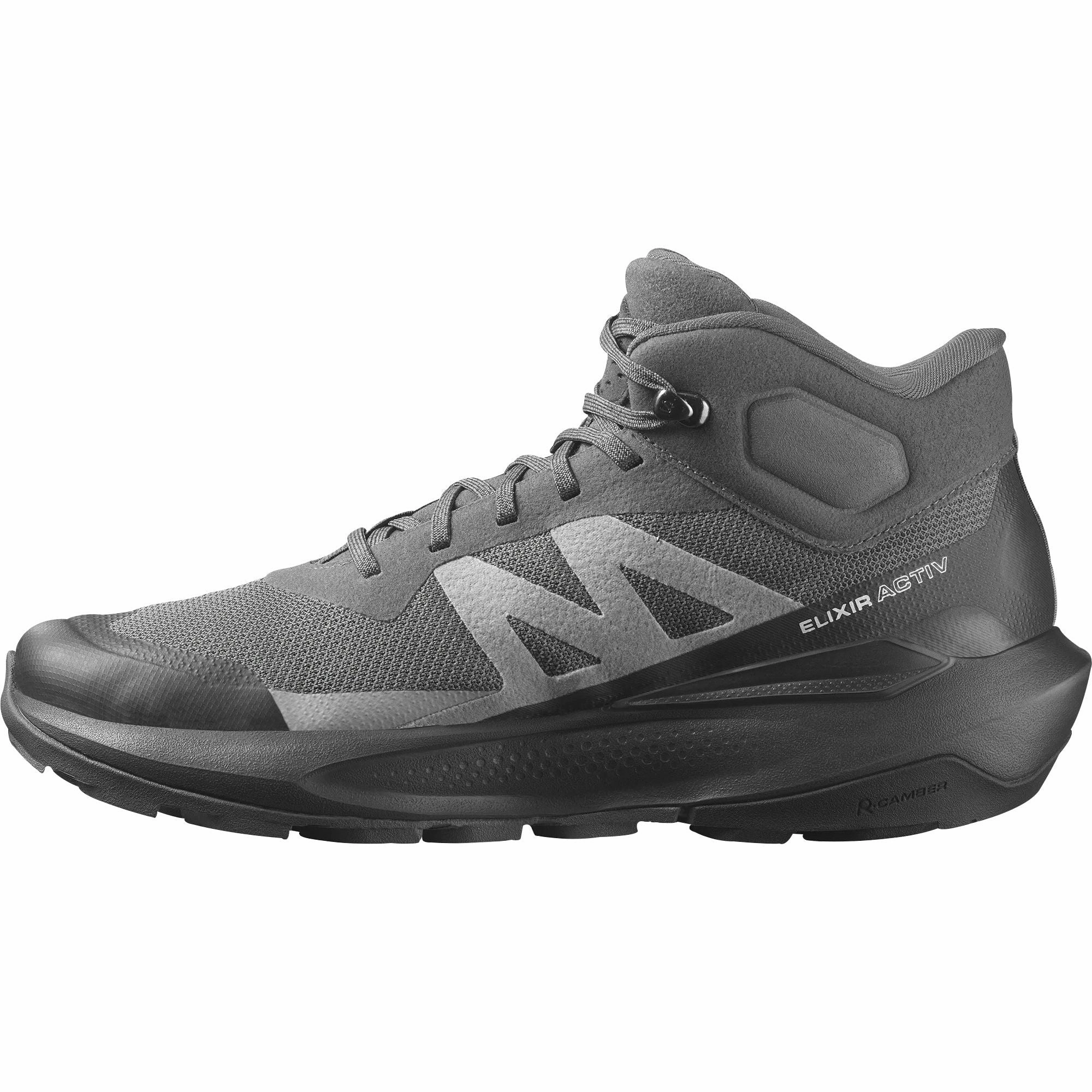 Salomon Elixir Activ Mid GORE-TEX Mens Walking Shoes - Grey Advanced Grip Runners