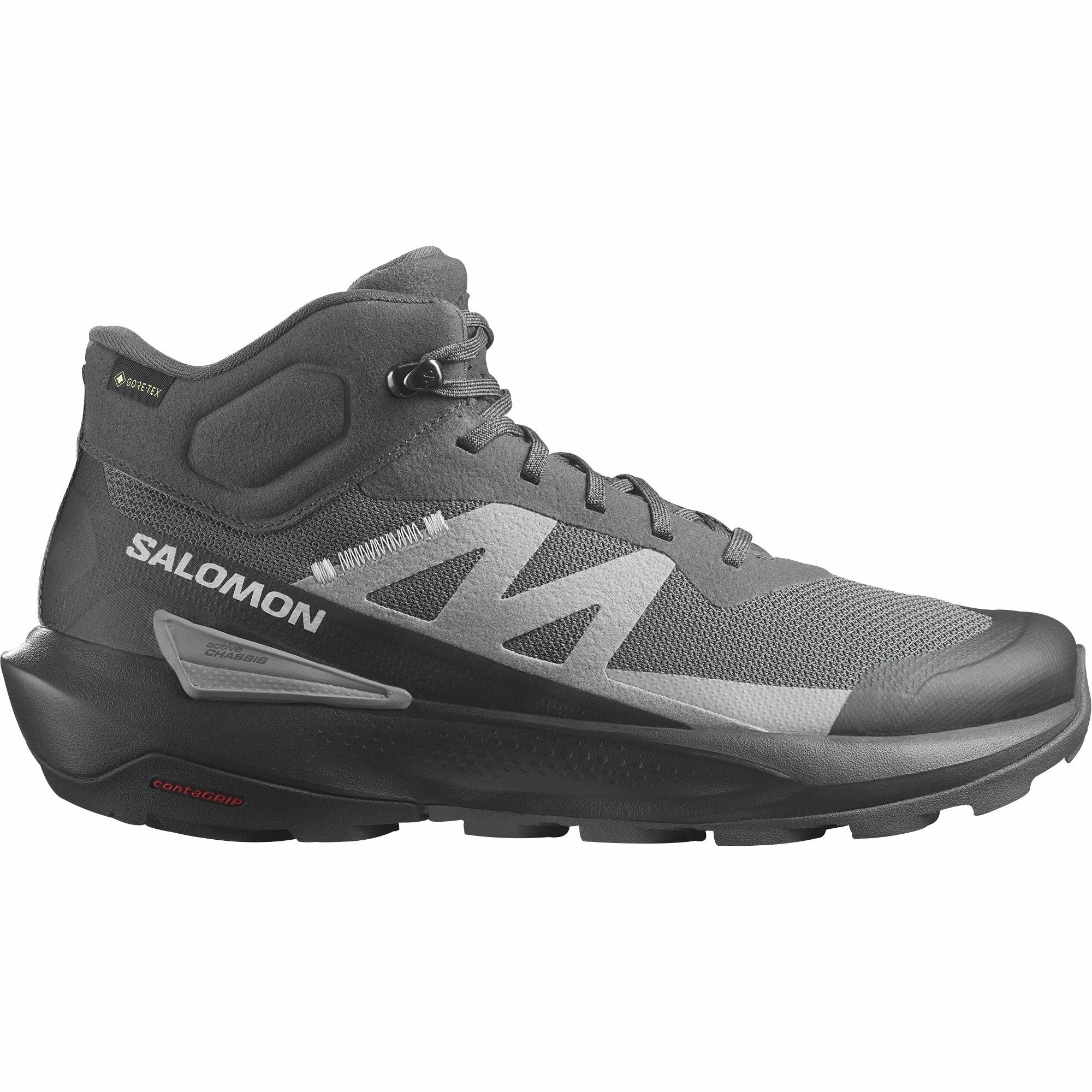 Salomon Elixir Activ Mid GORE-TEX Mens Walking Shoes - Grey Salomon footwear designs
