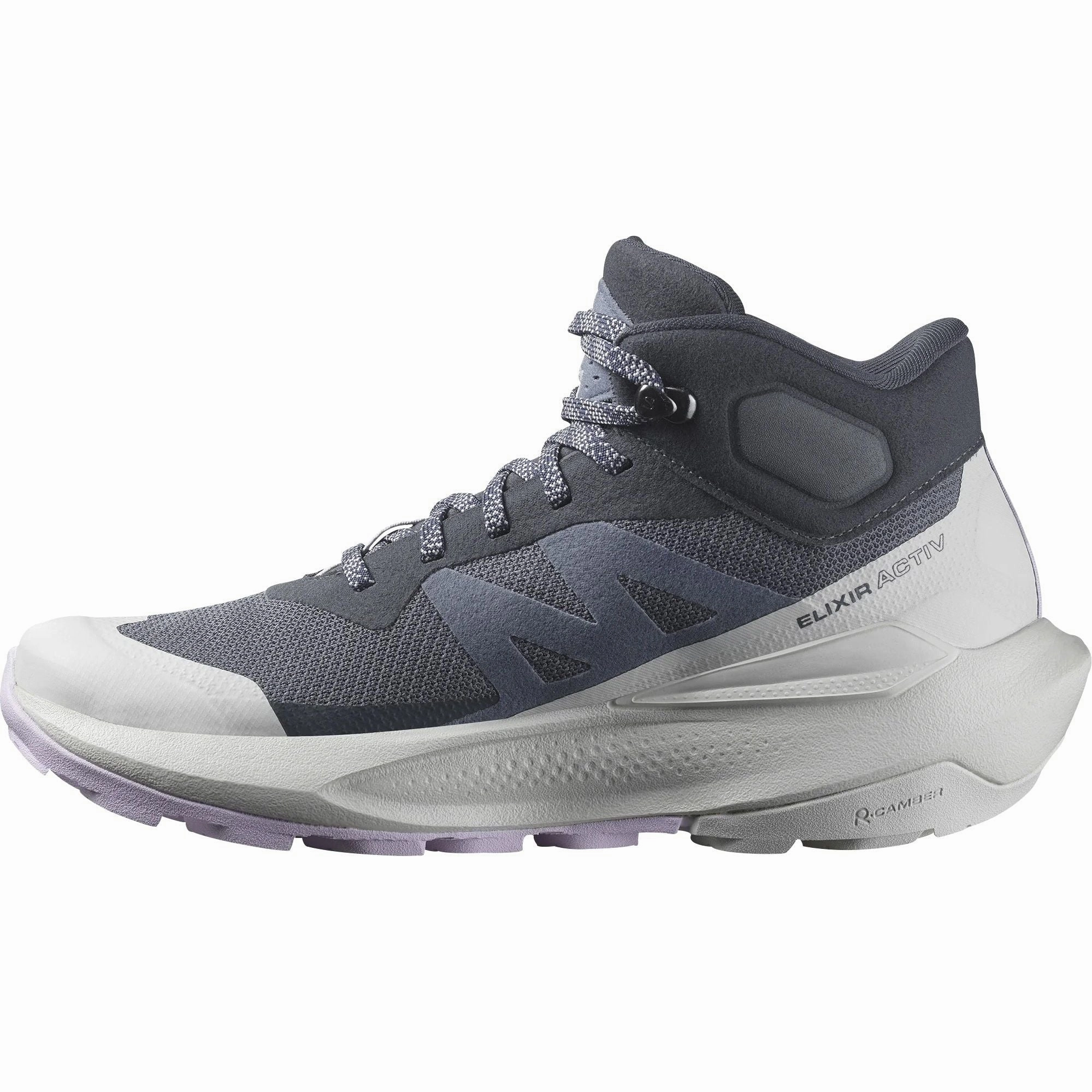 Salomon Elixir Activ Mid GORE-TEX Womens Walking Shoes - Blue Advanced Grip Runners