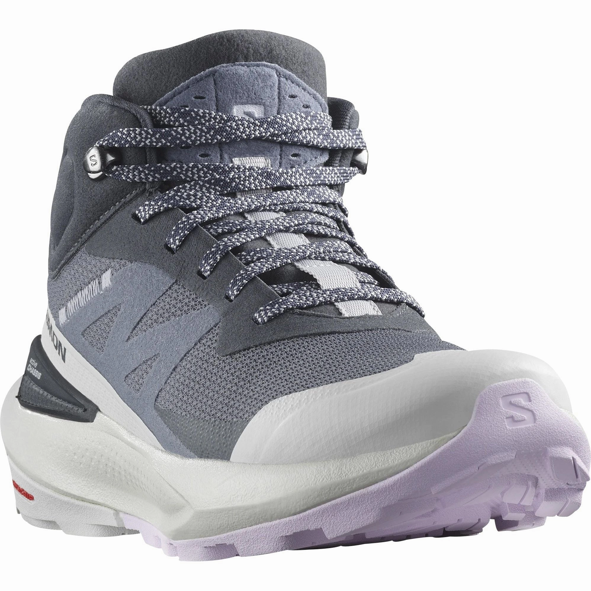 Salomon Elixir Activ Mid GORE-TEX Womens Walking Shoes - Blue Advanced Grip Runners