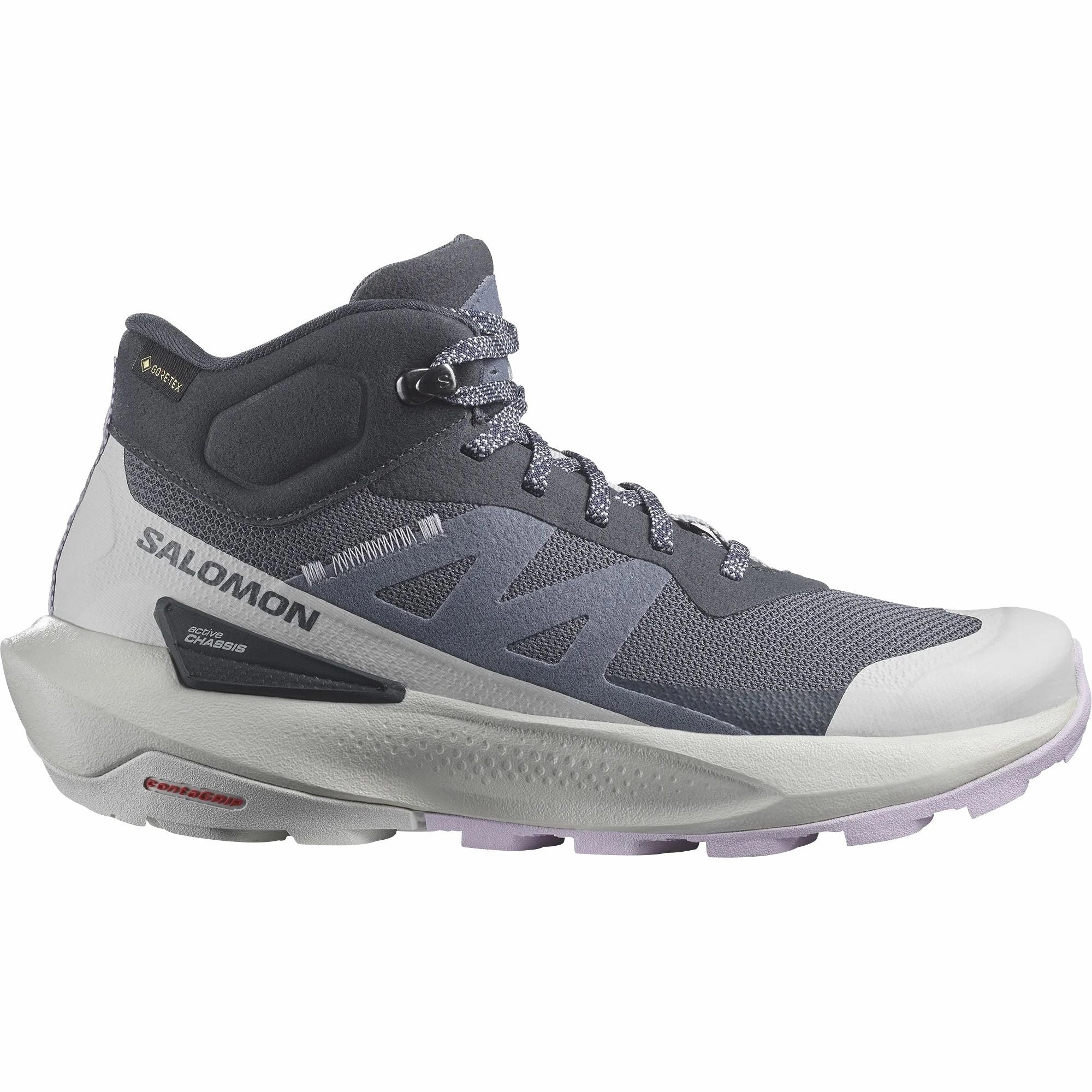Salomon Elixir Activ Mid GORE-TEX Womens Walking Shoes - Blue Salomon footwear designs