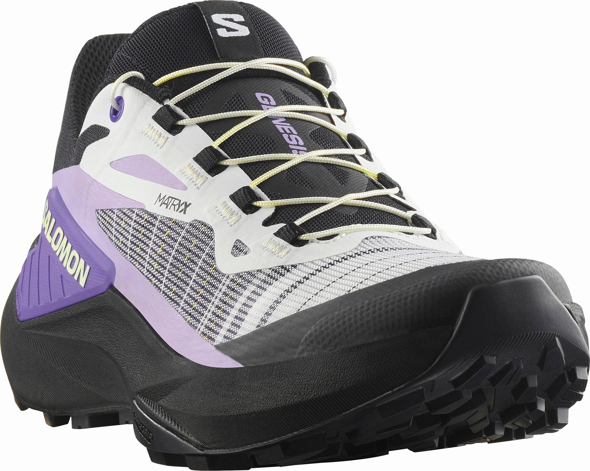 Salomon Genesis Womens Trail Running Shoes - Black Outdoor Trek Sneakers