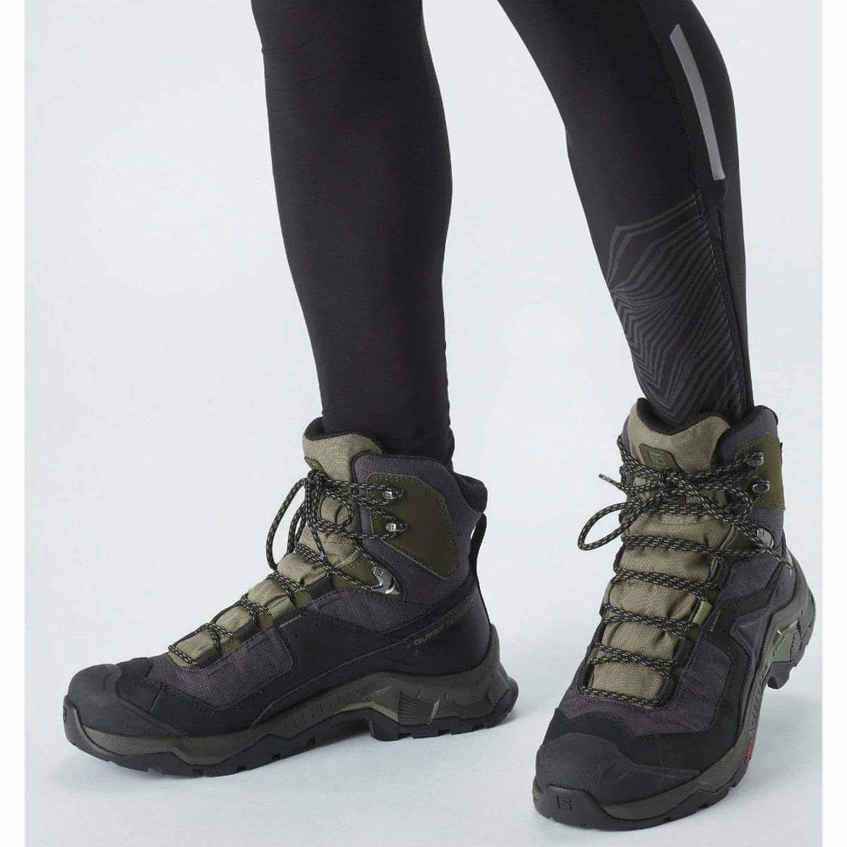Salomon Quest Element GORE-TEX Mens Walking Boots - Black Outdoor Trek Sneakers