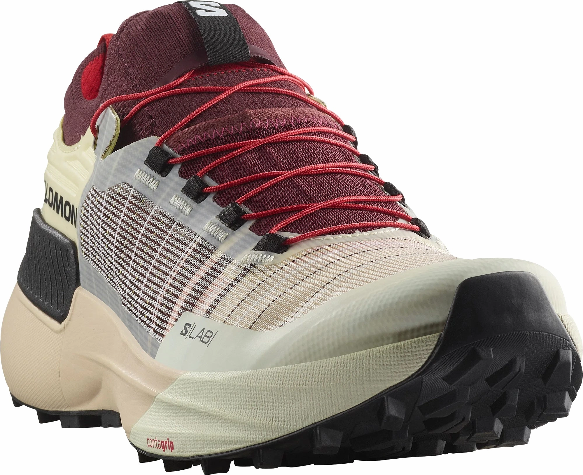 Salomon S/Lab Genesis Trail Running Shoes - Cream Outdoor Trek Sneakers