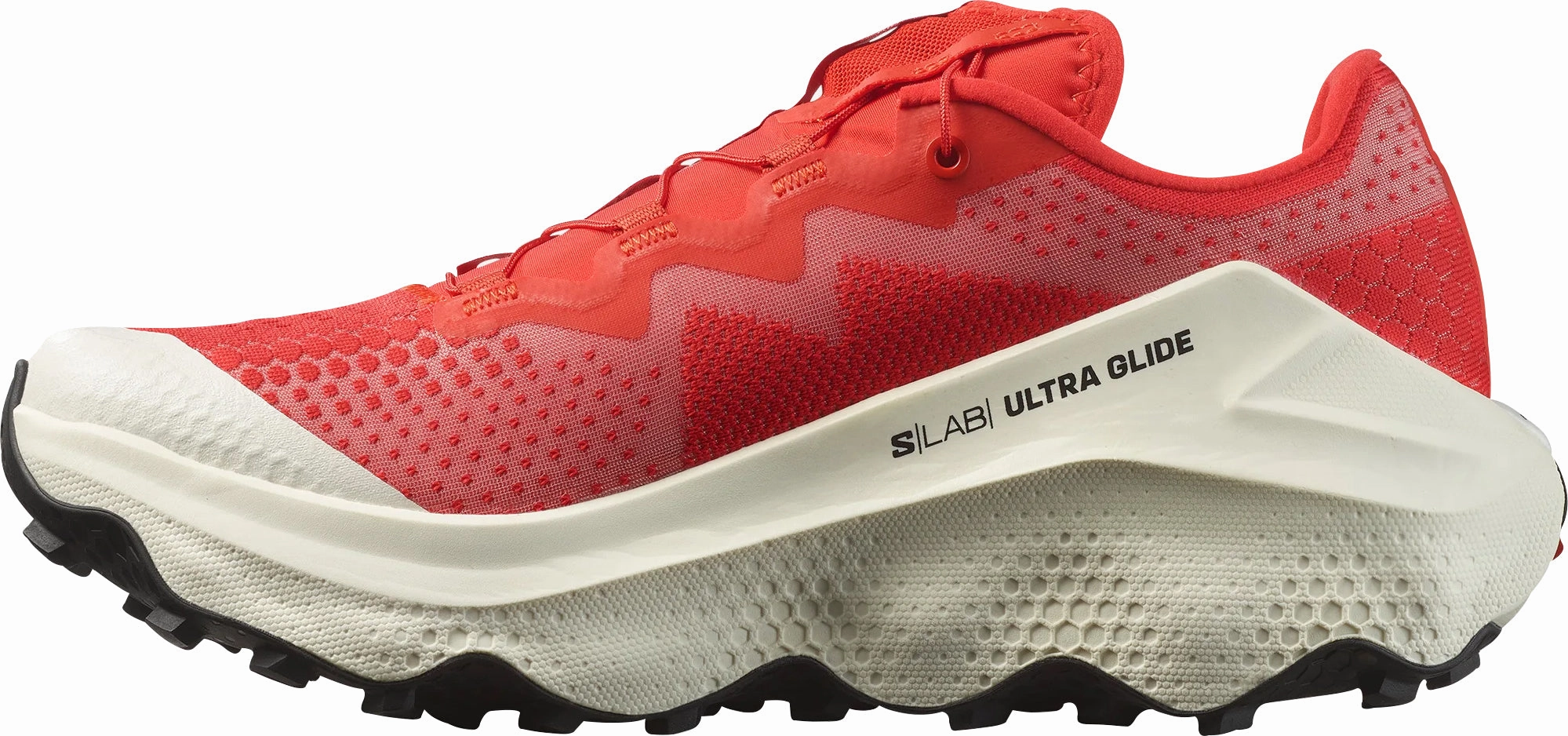 Salomon S/Lab Ultra Glide Trail Running Shoes - Red Outdoor Trek Sneakers