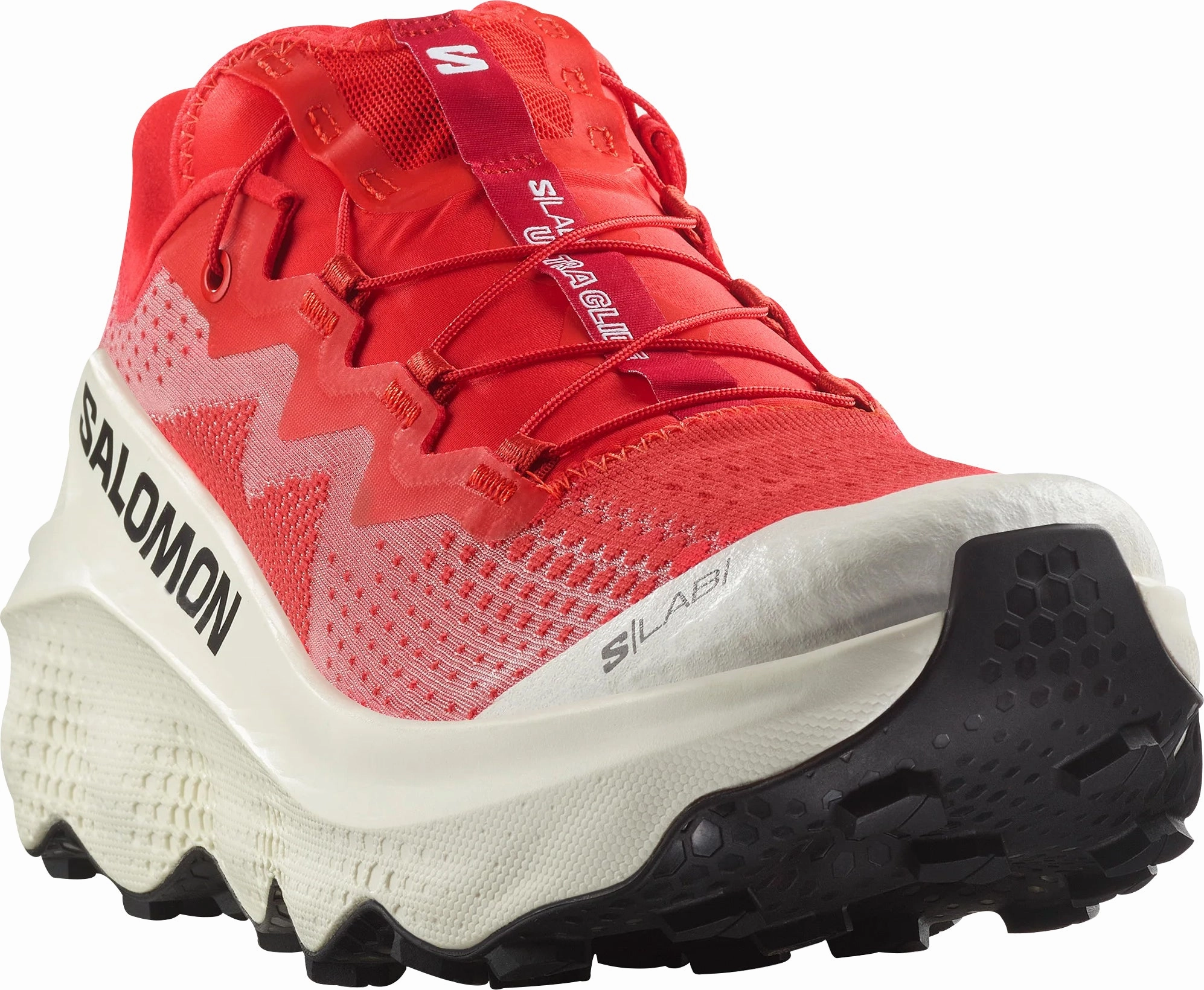 Salomon S/Lab Ultra Glide Trail Running Shoes - Red Outdoor Trek Sneakers