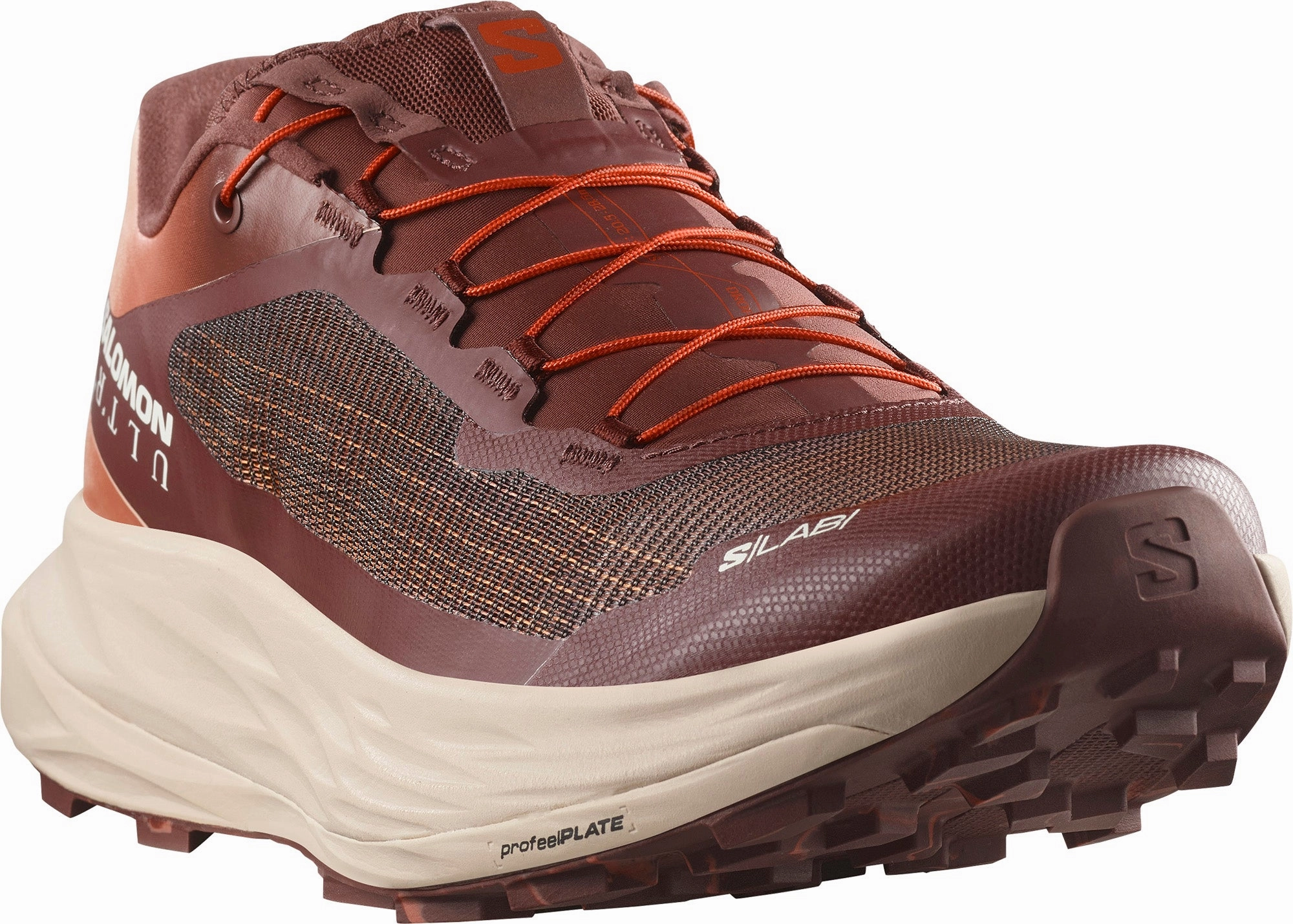 Salomon S/LAB Ultra V2 Mens Trail Running Shoes - Red Outdoor Trek Sneakers