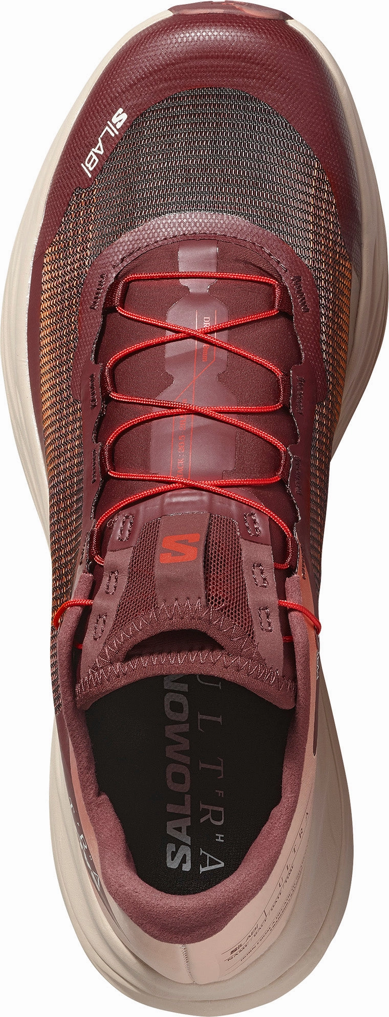 Salomon S/LAB Ultra V2 Mens Trail Running Shoes - Red Outdoor Trek Sneakers