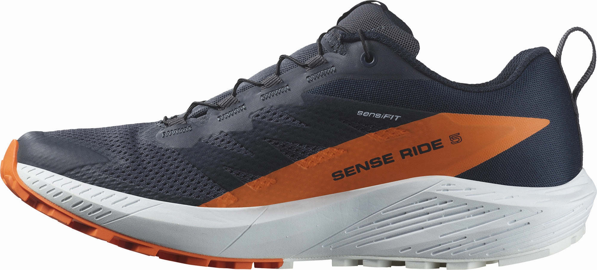 Salomon Sense Ride 5 GORE-TEX Mens Trail Running Shoes - Grey Advanced Grip Runners