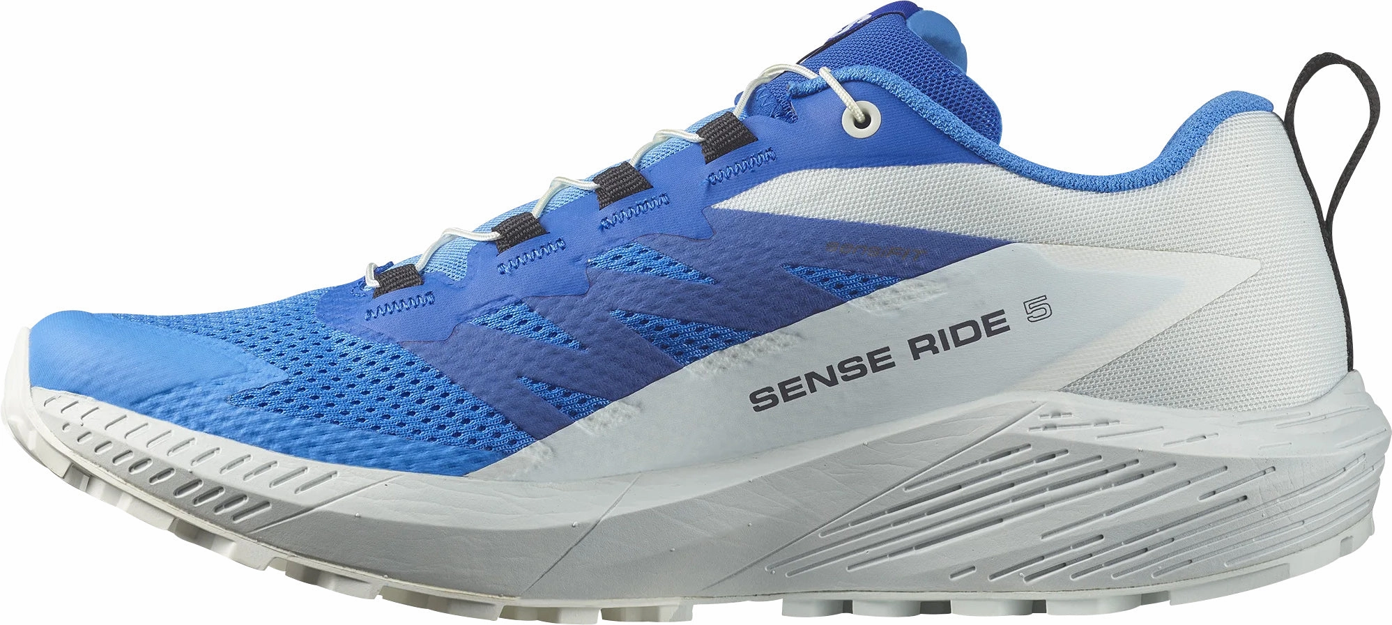 Salomon Sense Ride 5 Mens Trail Running Shoes - Blue Advanced Grip Runners