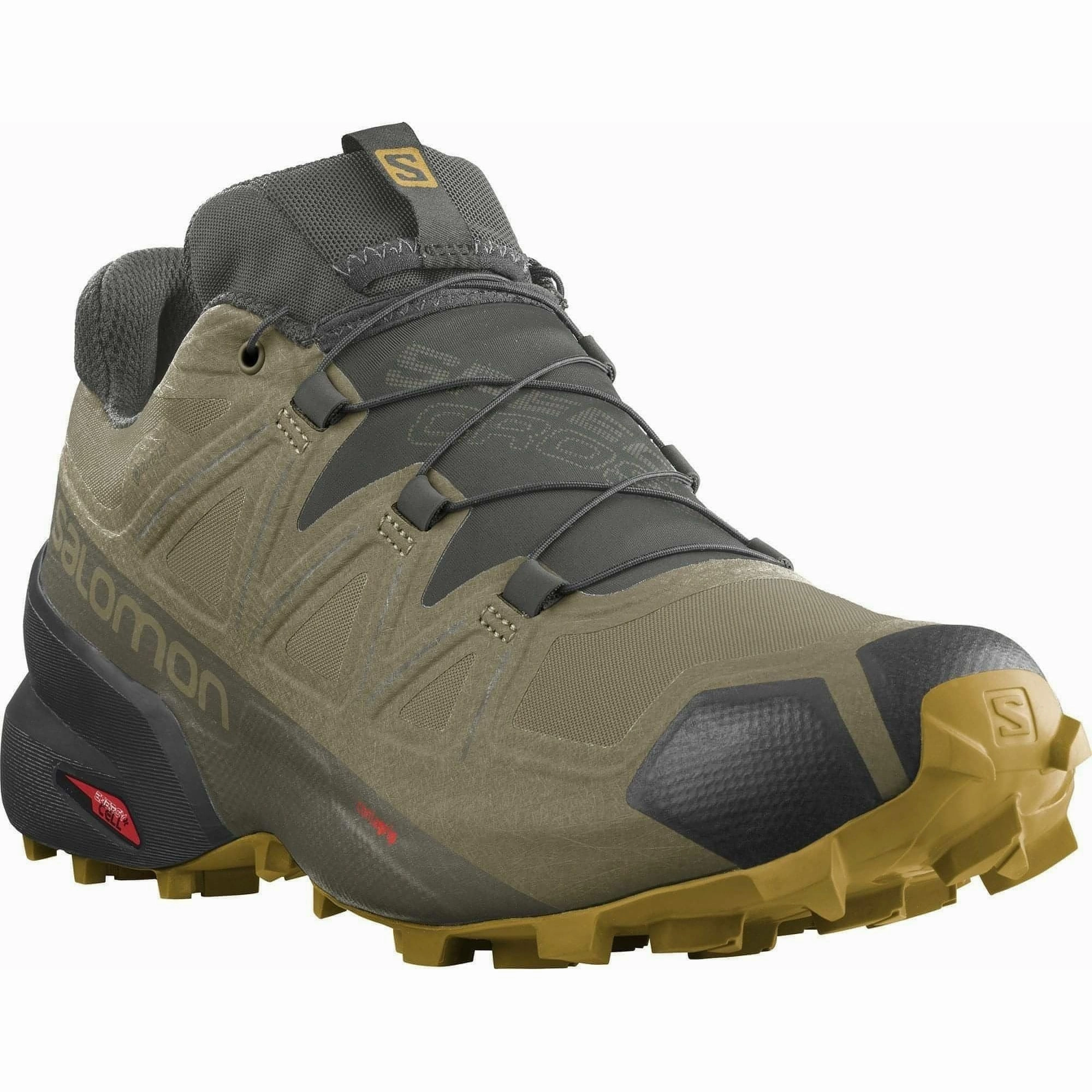 Salomon Speedcross 5 GORE-TEX Mens Trail Running Shoes - Green Advanced Grip Runners