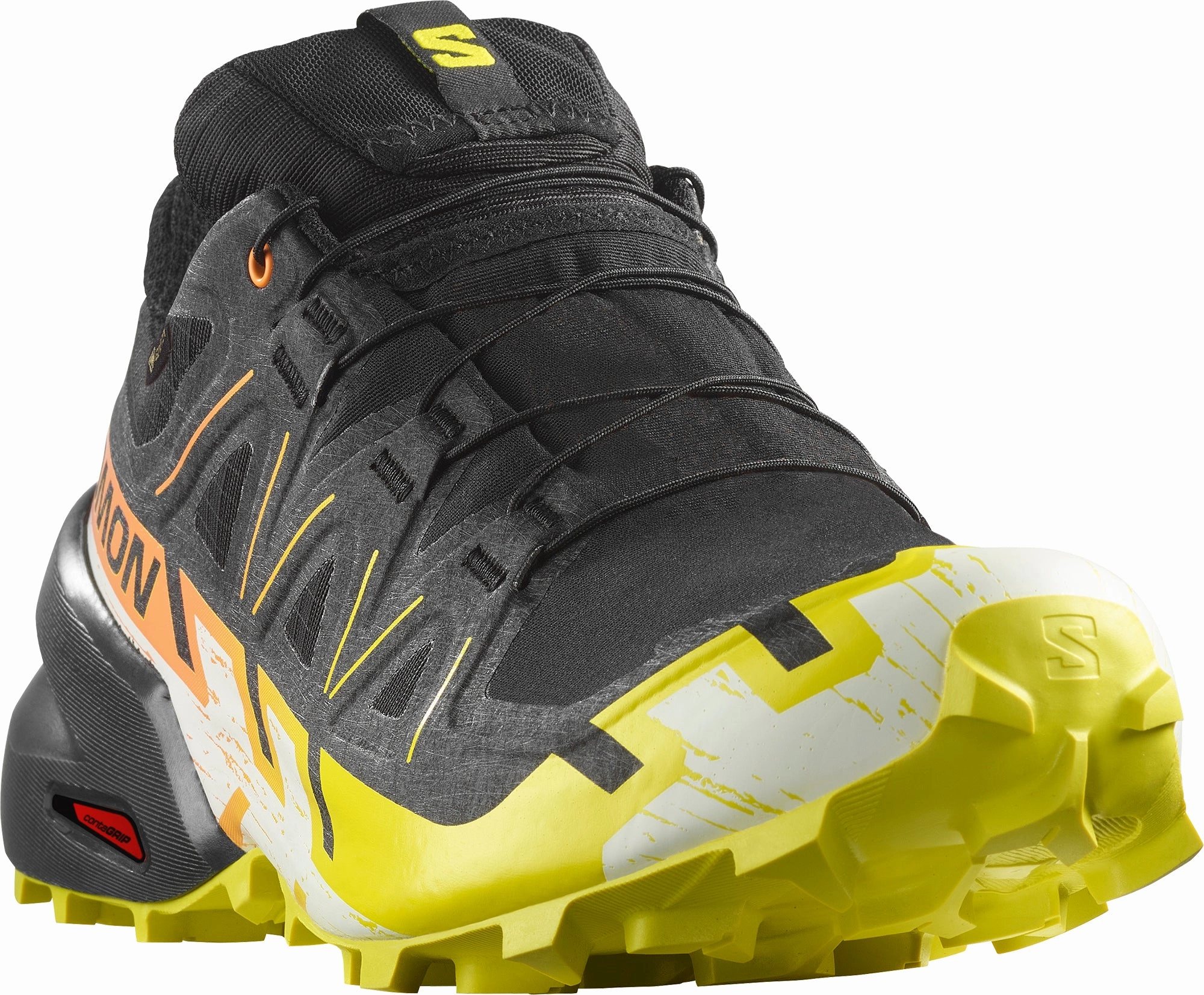 Salomon Speedcross 6 GORE-TEX Mens Trail Running Shoes - Black Advanced Grip Runners