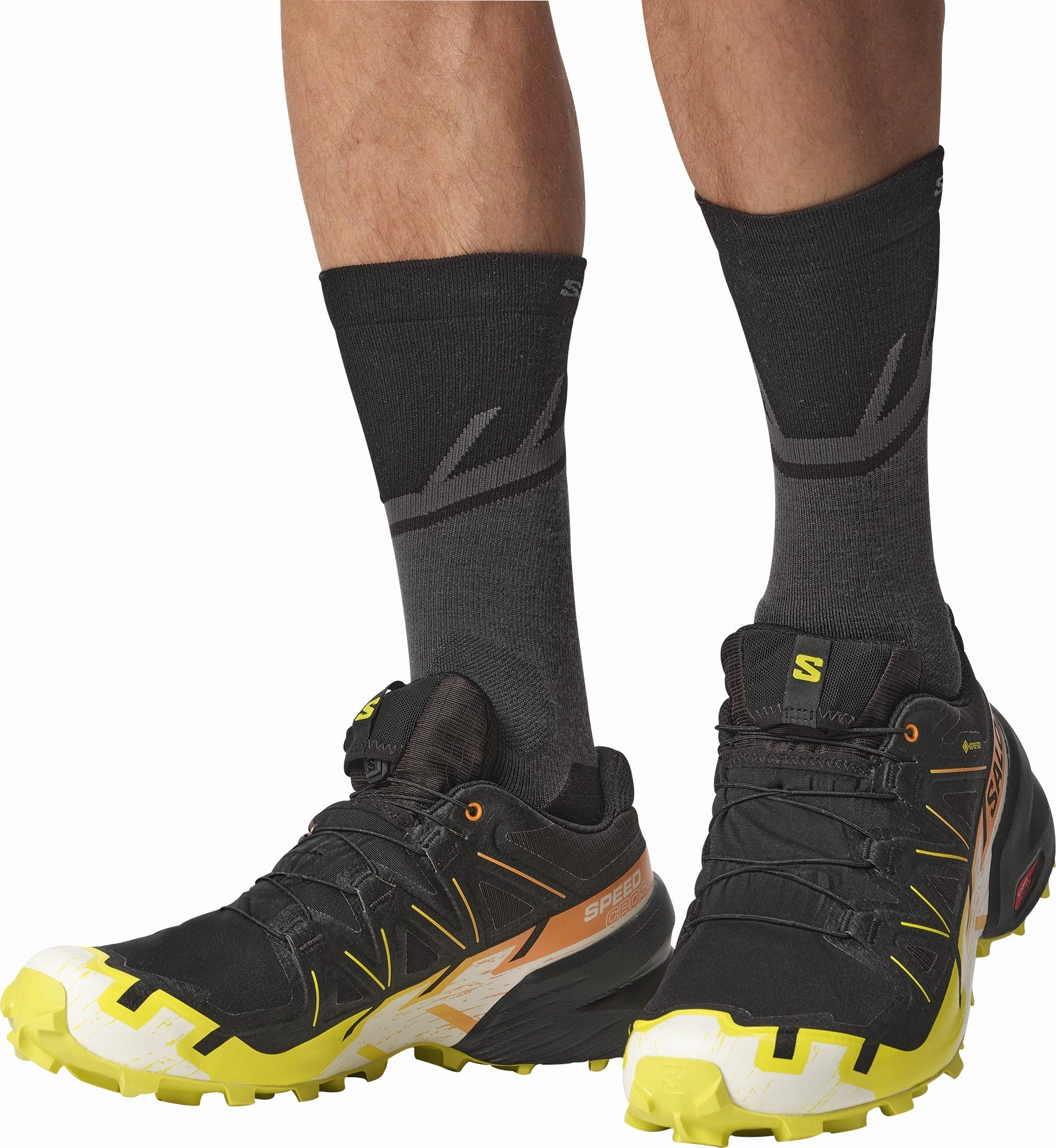 Salomon Speedcross 6 GORE-TEX Mens Trail Running Shoes - Black Advanced Grip Runners