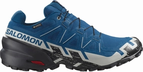 Salomon Speedcross 6 GORE-TEX Mens Trail Running Shoes - Blue Salomon footwear designs