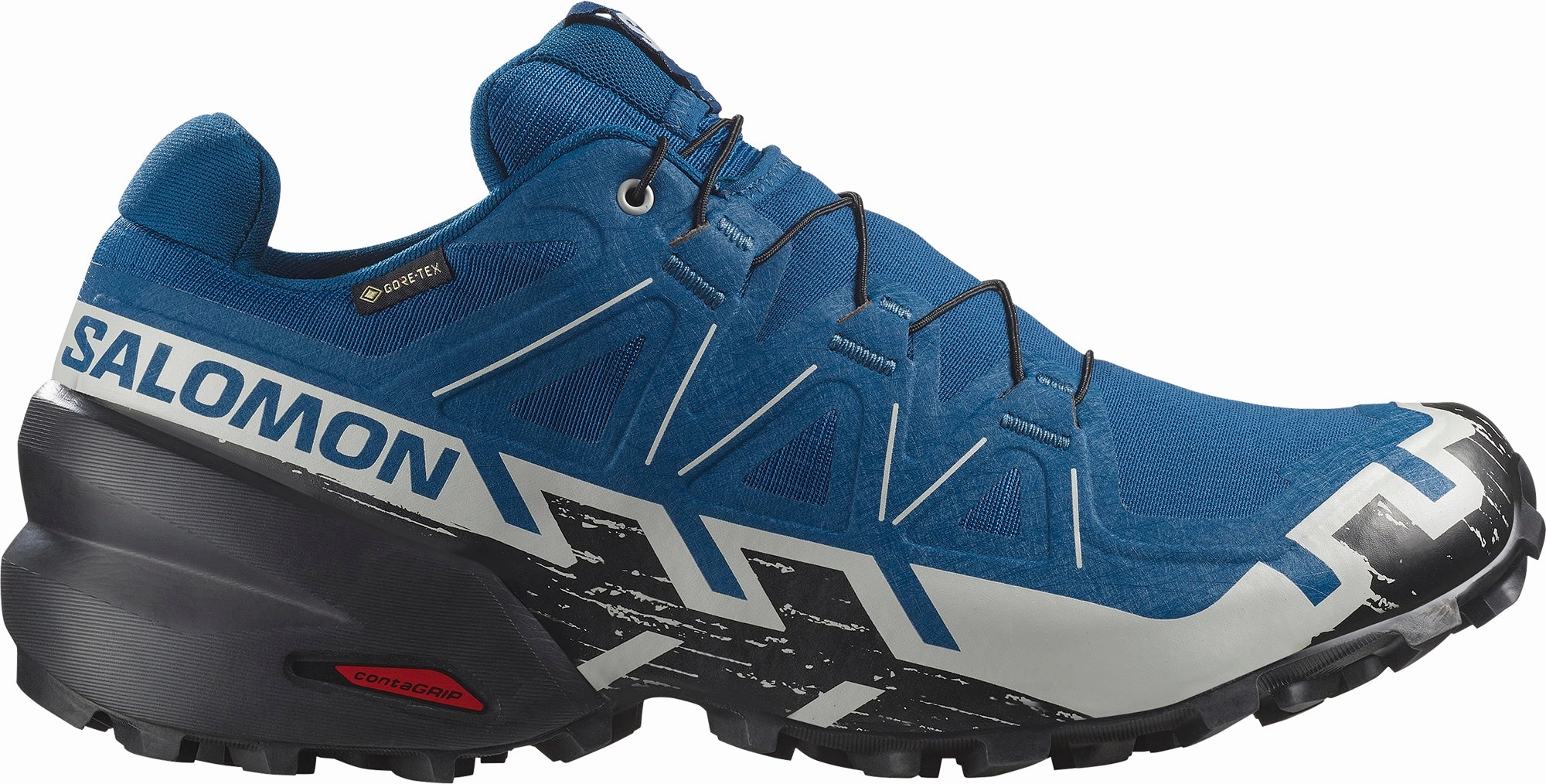 Salomon Speedcross 6 GORE-TEX Mens Trail Running Shoes - Blue Salomon shoe styles