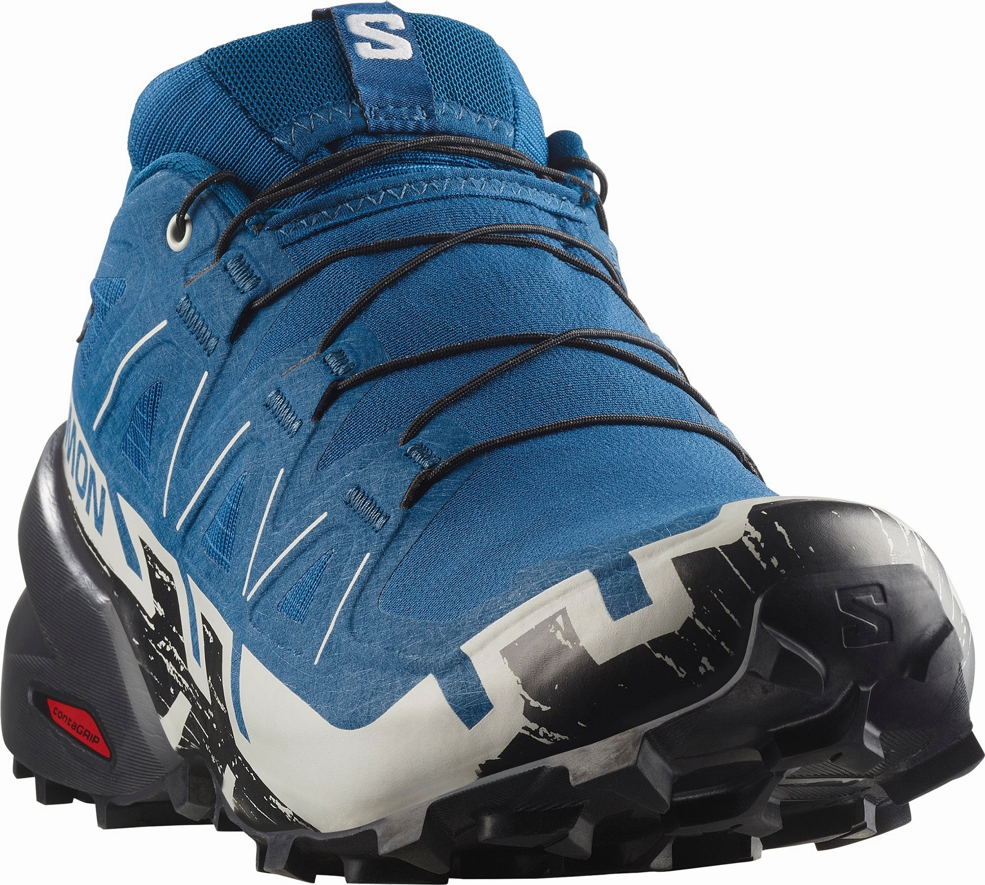 Salomon Speedcross 6 GORE-TEX Mens Trail Running Shoes - Blue Outdoor Trek Sneakers