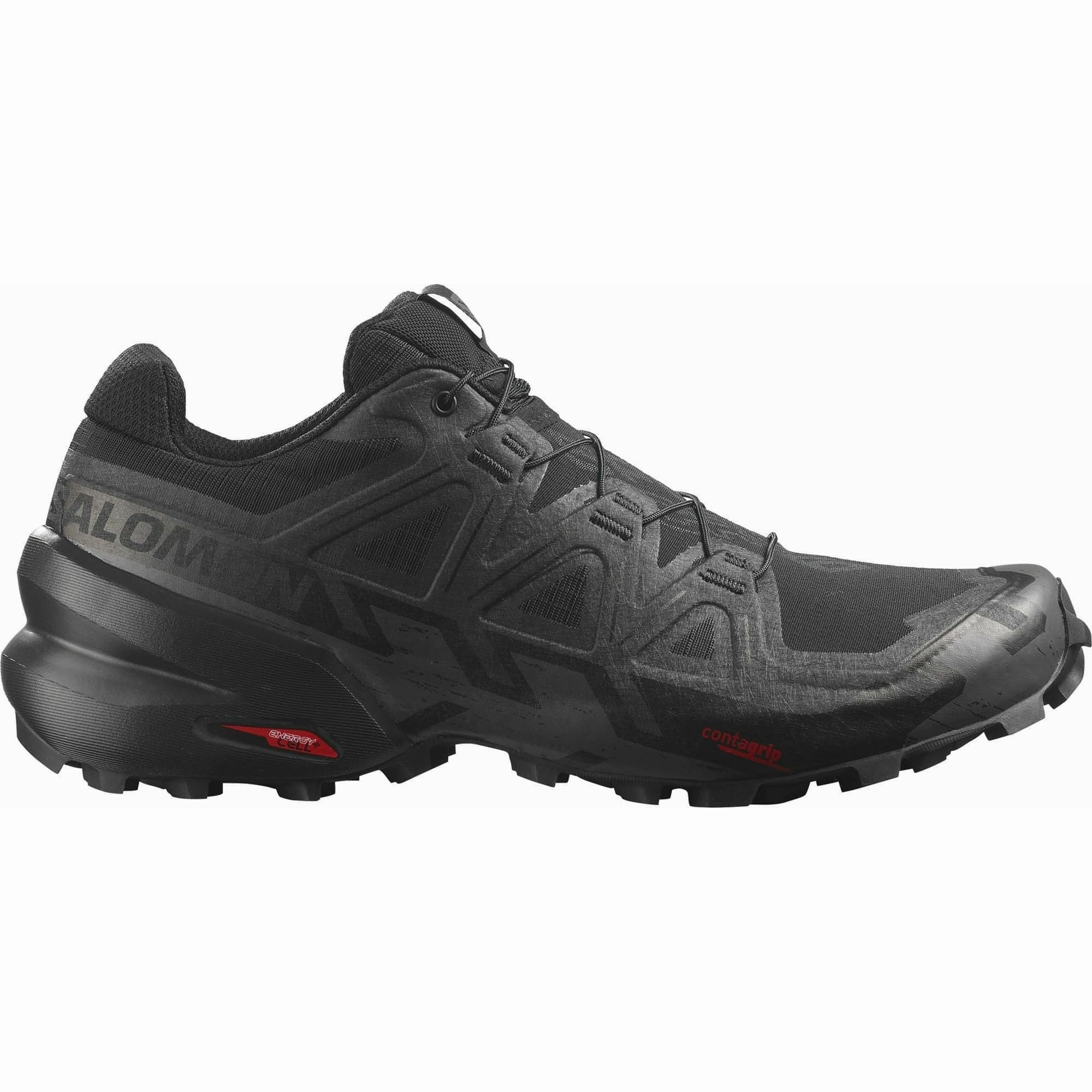 Salomon Speedcross 6 Mens Trail Running Shoes - Black Salomon shoe styles