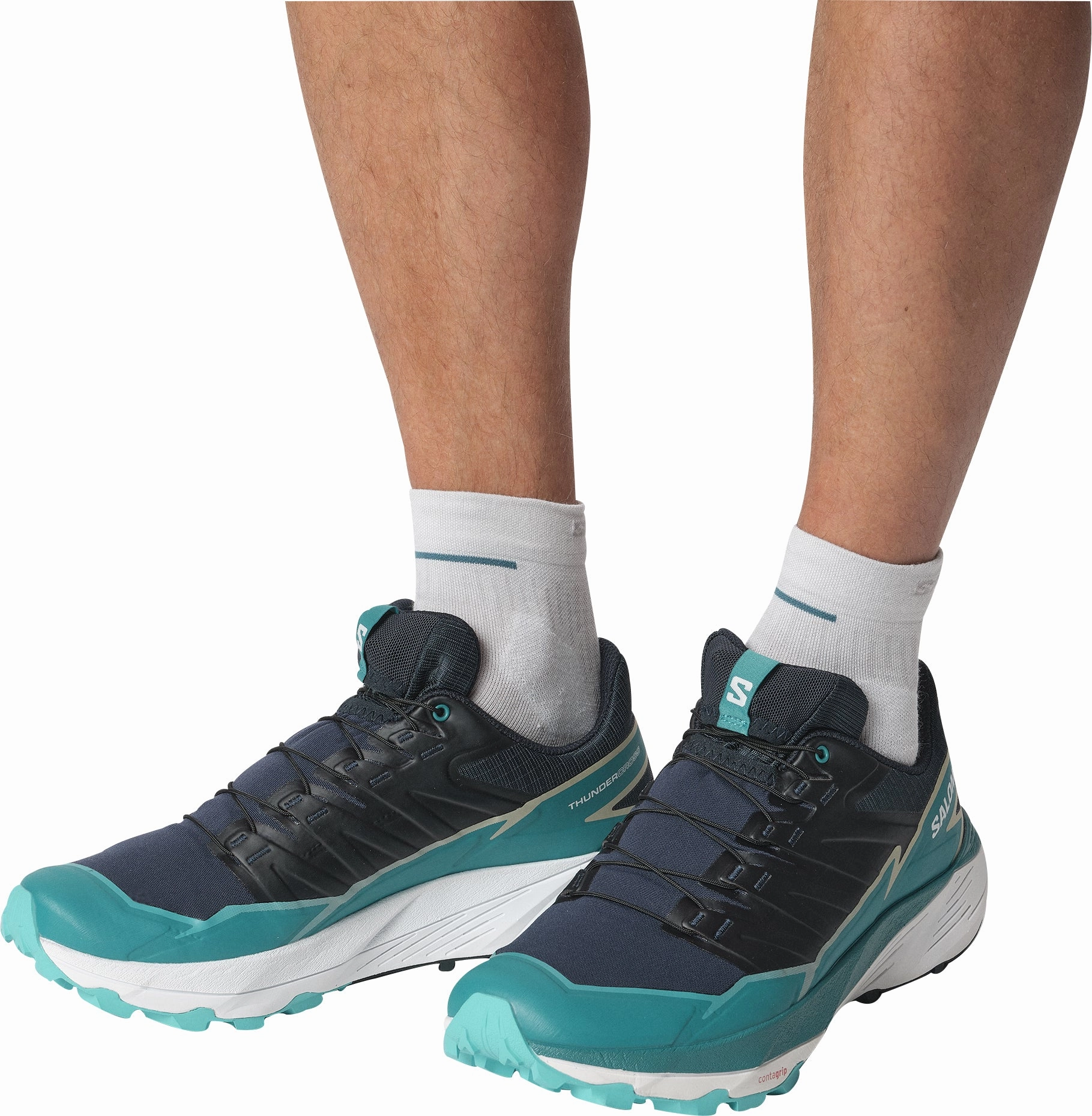 Salomon Thundercross Mens Trail Running Shoes - Blue Advanced Grip Runners
