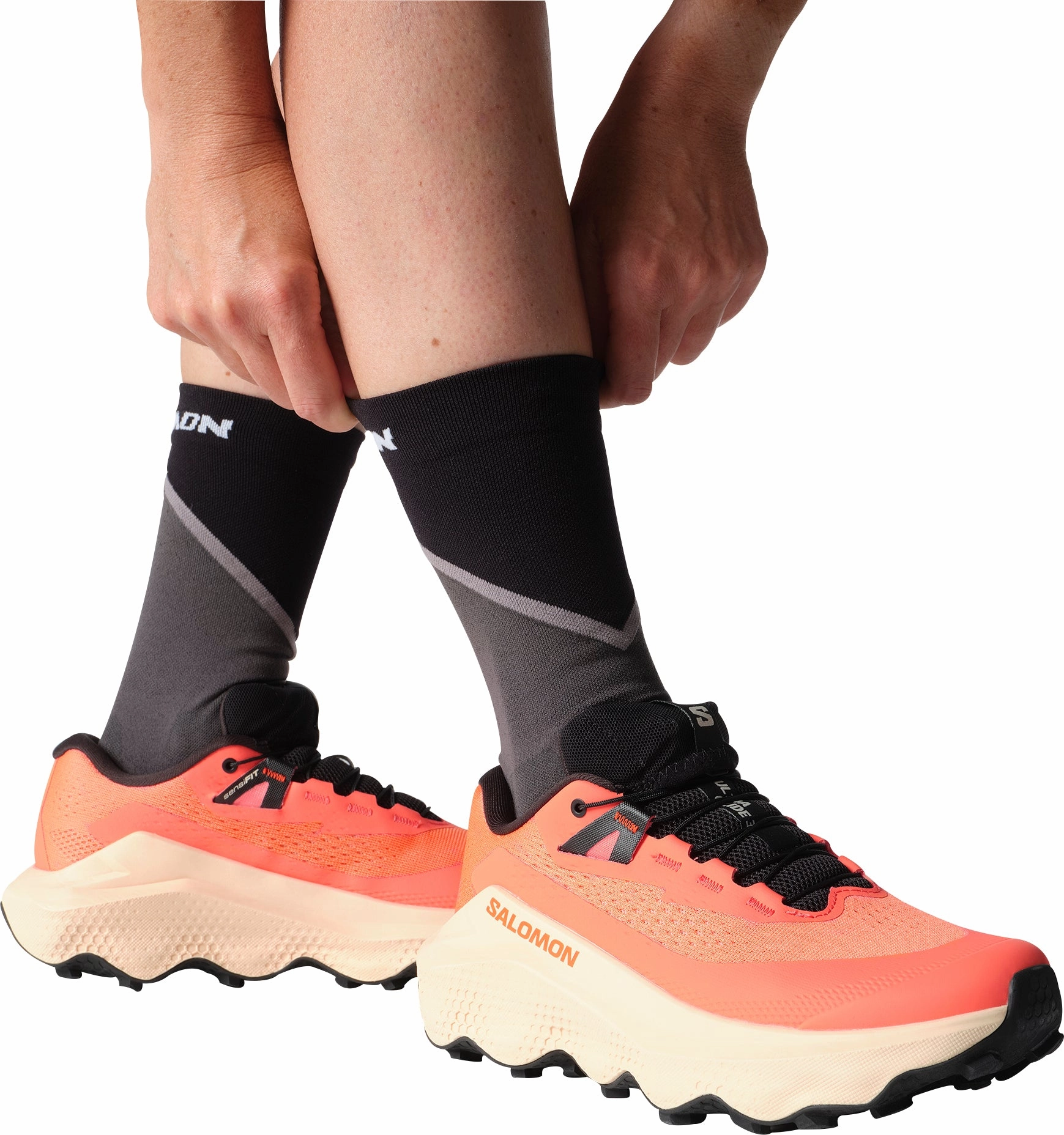 Salomon Ultra Glide 3 Womens Trail Running Shoes - Orange Outdoor Trek Sneakers