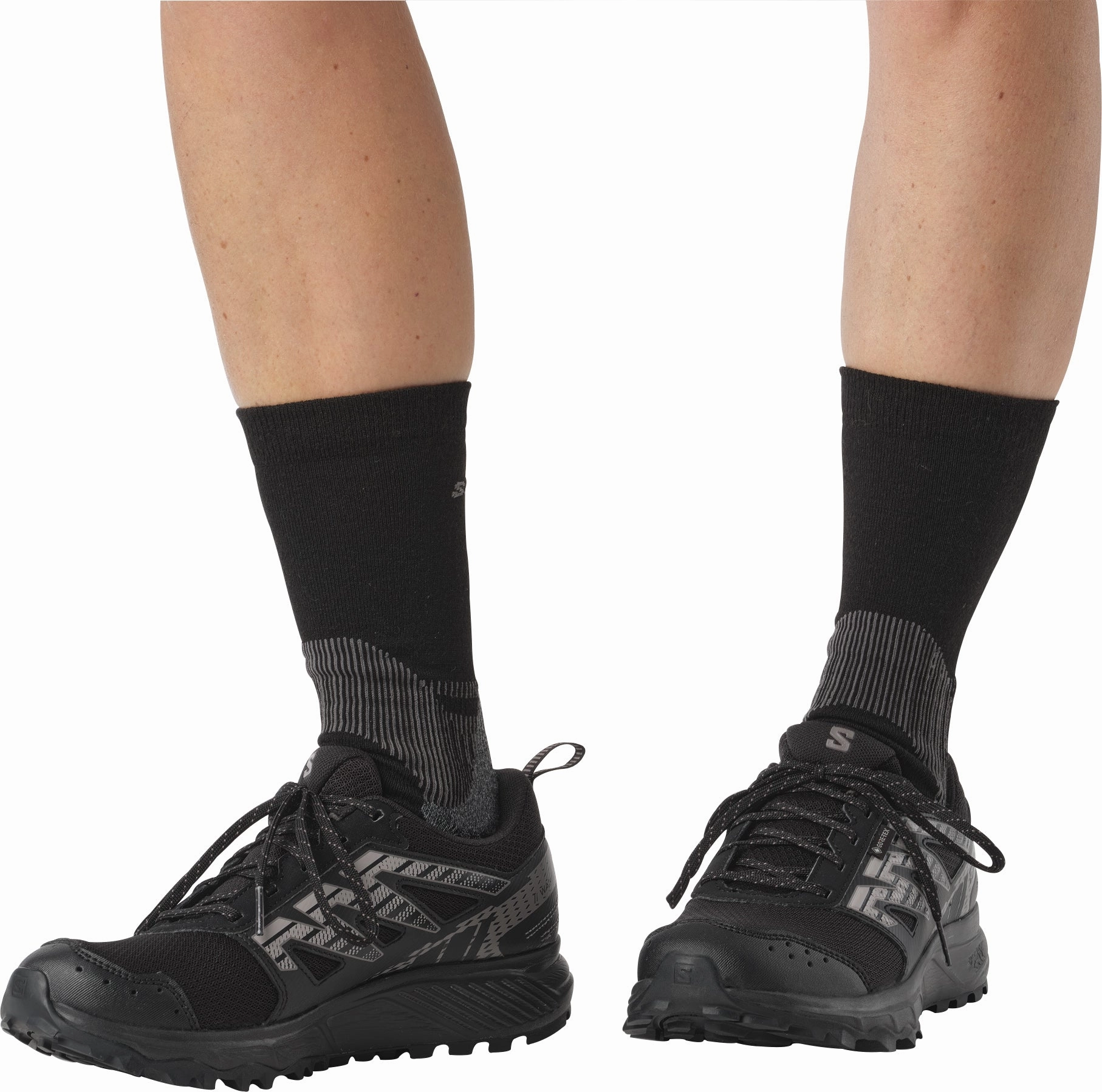 Salomon Wander GORE-TEX Womens Trail Running Shoes - Black Advanced Grip Runners