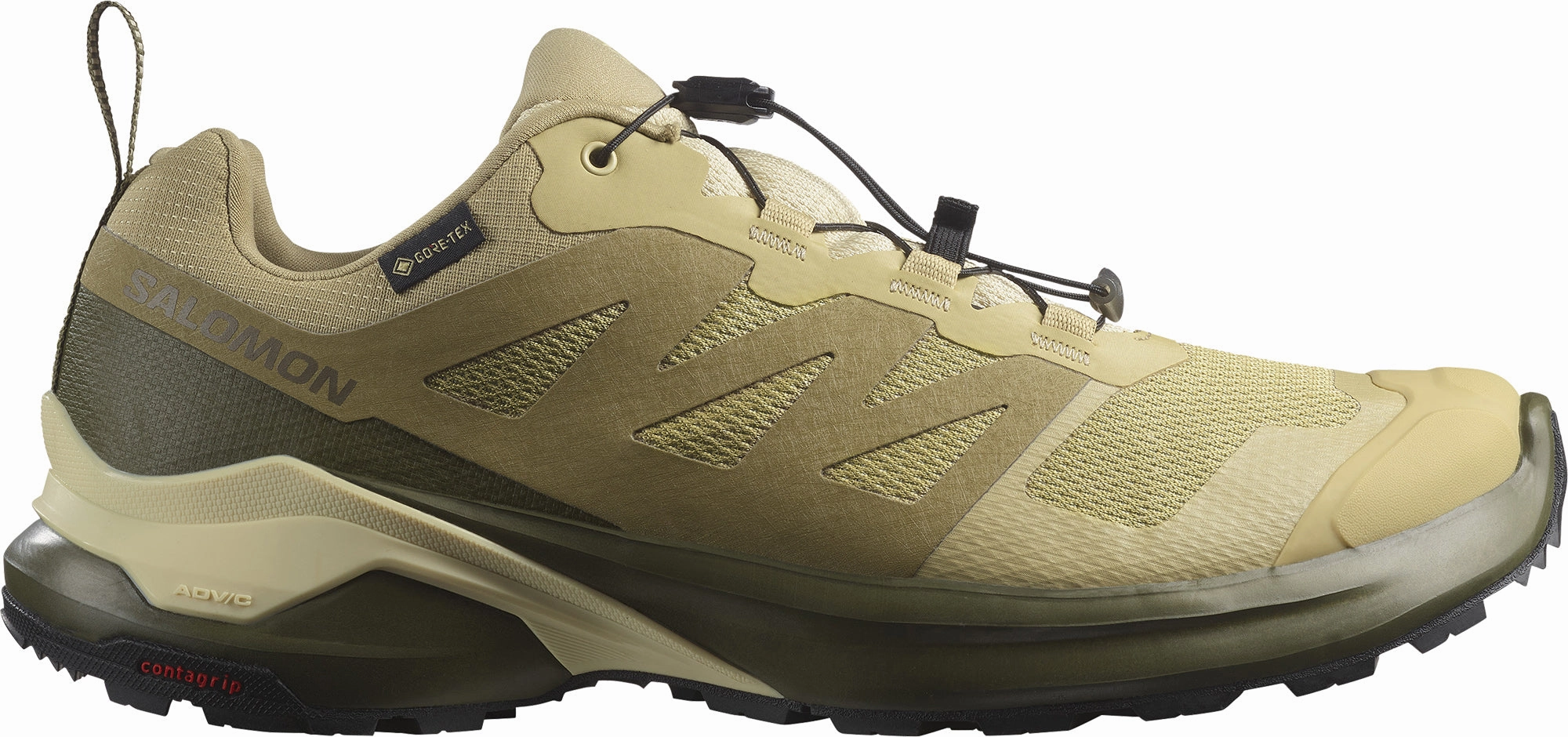 Salomon X-Adventure GORE-TEX Mens Walking Shoes - Green Salomon footwear designs