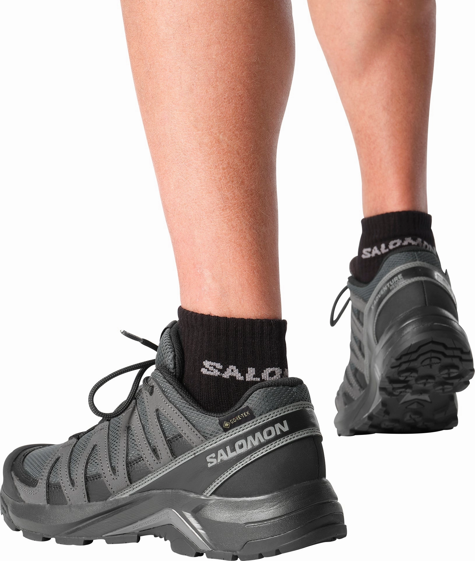 Salomon X-Adventure Recon GORE-TEX Mens Walking Shoes - Black Outdoor Trek Sneakers