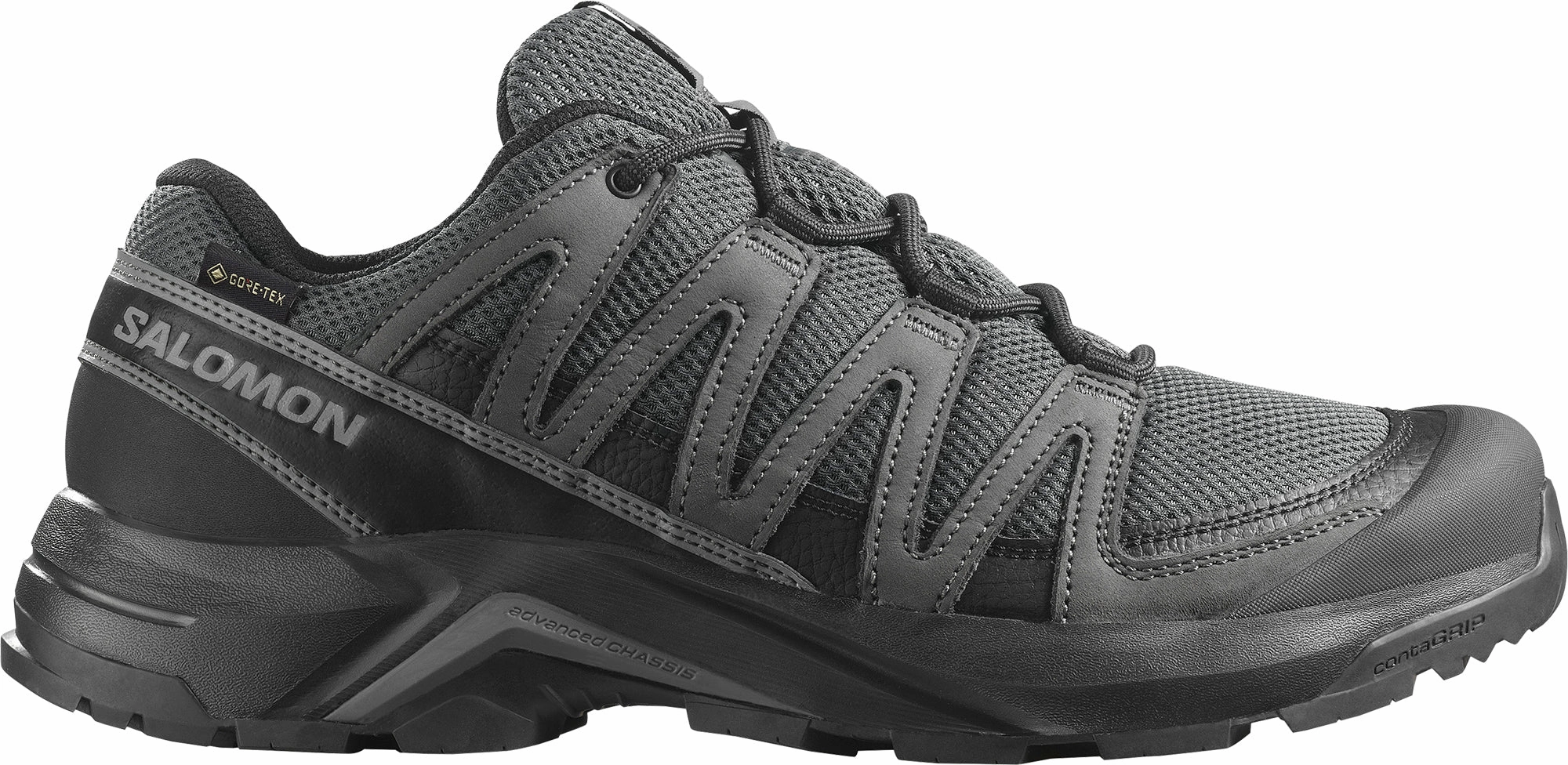 Salomon X-Adventure Recon GORE-TEX Mens Walking Shoes - Black Salomon shoe styles