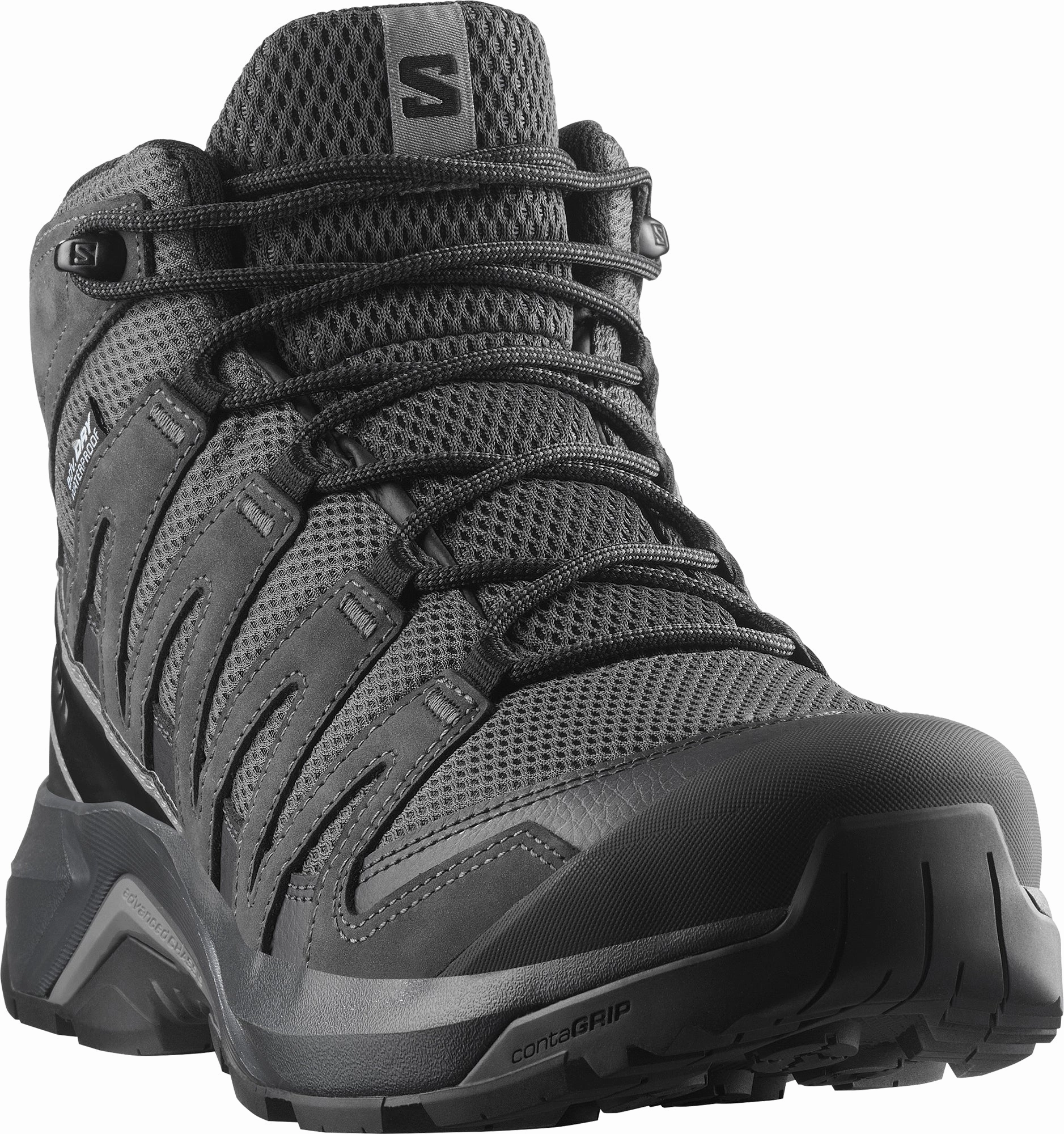 Salomon X-Adventure Recon Mid GORE-TEX Mens Walking Shoes - Black Outdoor Trek Sneakers