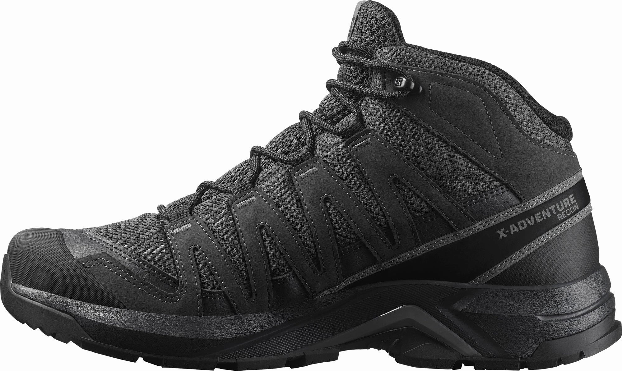 Salomon X-Adventure Recon Mid GORE-TEX Mens Walking Shoes - Black Outdoor Trek Sneakers
