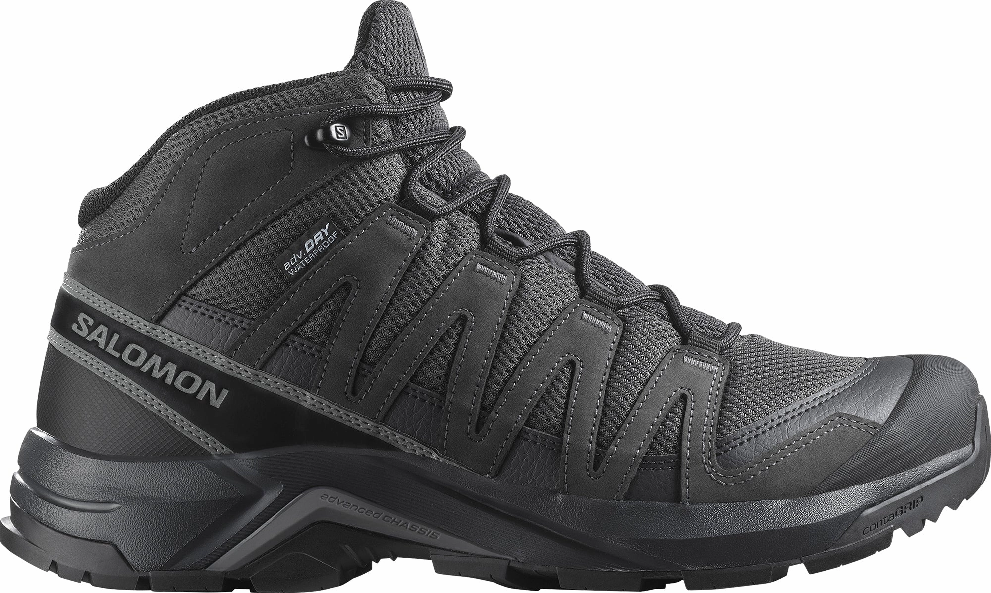 Salomon X-Adventure Recon Mid GORE-TEX Mens Walking Shoes - Black Salomon shoe styles