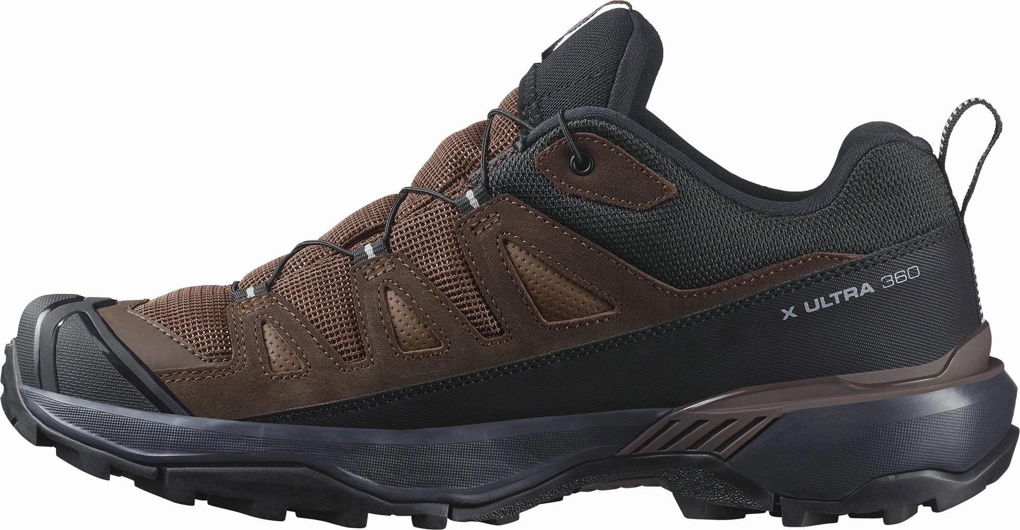 Salomon X Ultra 360 Leather GORE-TEX Mens Walking Shoes - Brown Outdoor Trek Sneakers