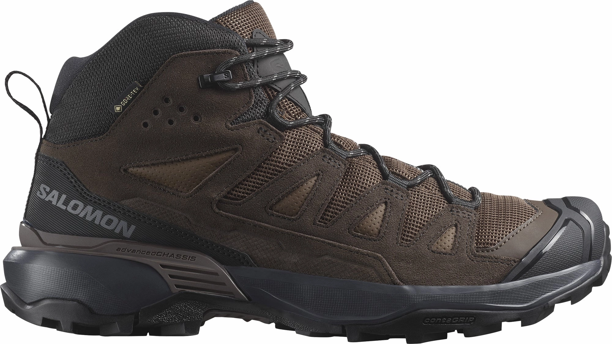 Salomon X Ultra 360 Leather Mid GORE-TEX Mens Walking Boots - Brown Salomon footwear designs