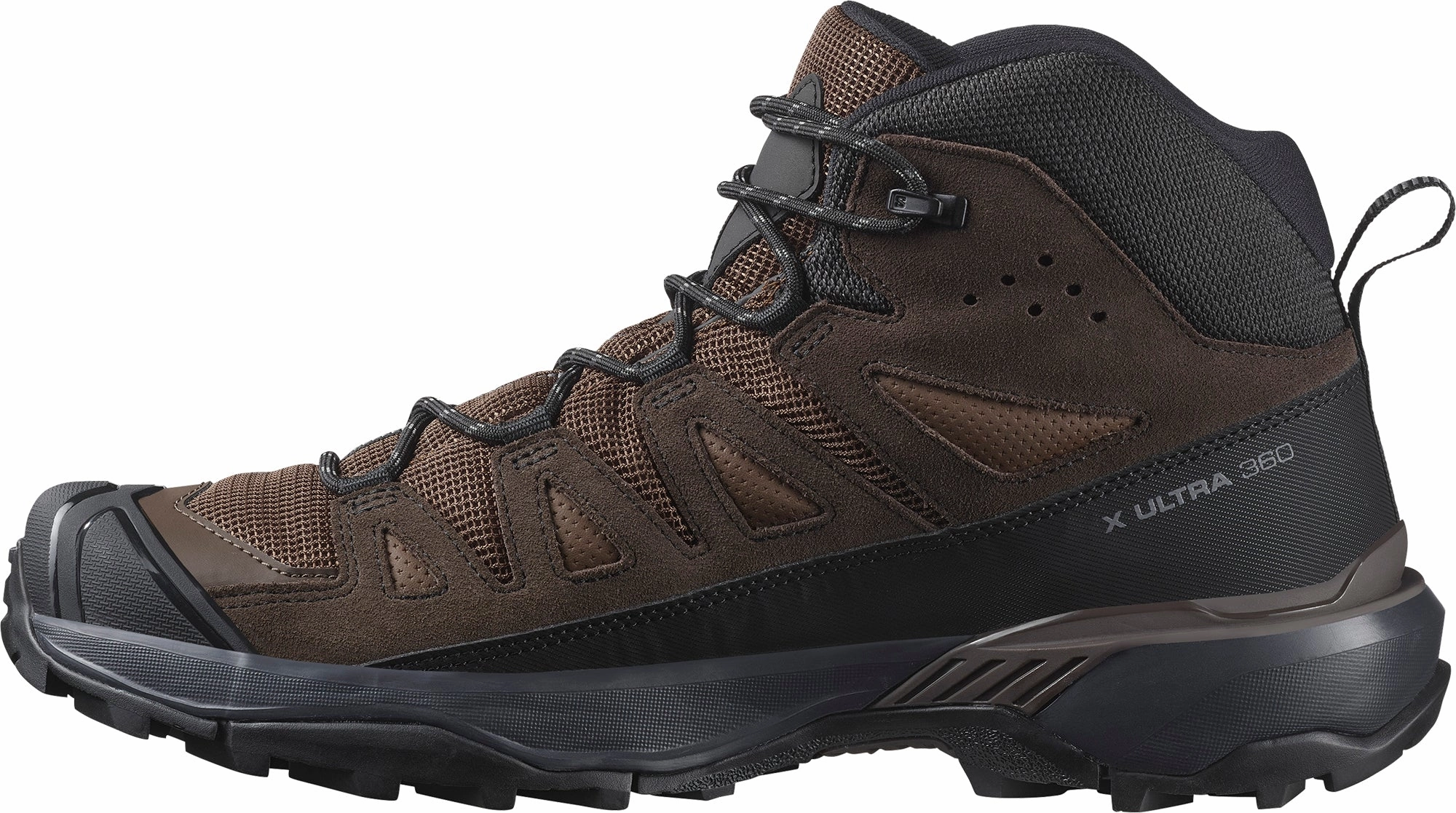 Salomon X Ultra 360 Leather Mid GORE-TEX Mens Walking Boots - Brown Advanced Grip Runners